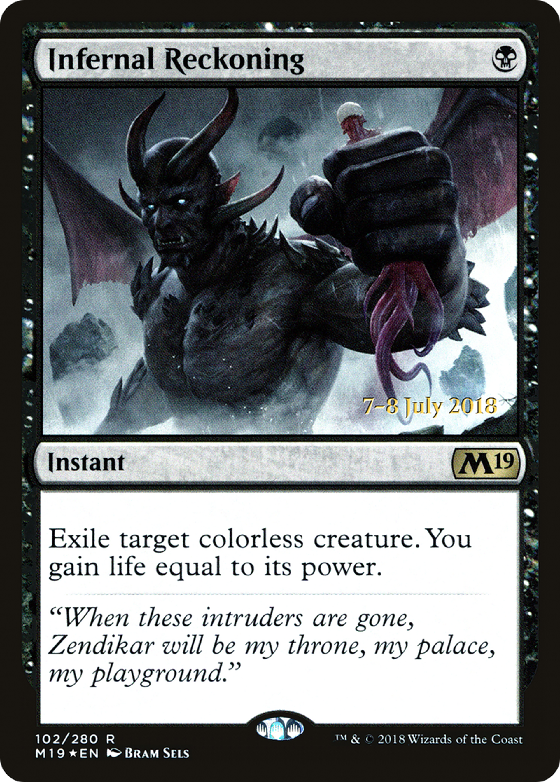 Infernal Reckoning — Core Set 2019 Promos — Magic: The Gathering