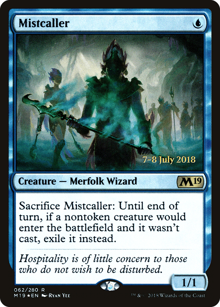Mistcaller — Core Set 2019 Promos — Magic: The Gathering