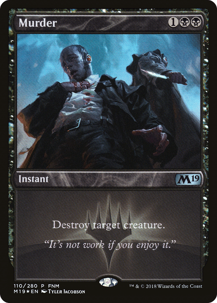 Murder — Core Set 2019 Promos — Magic: The Gathering