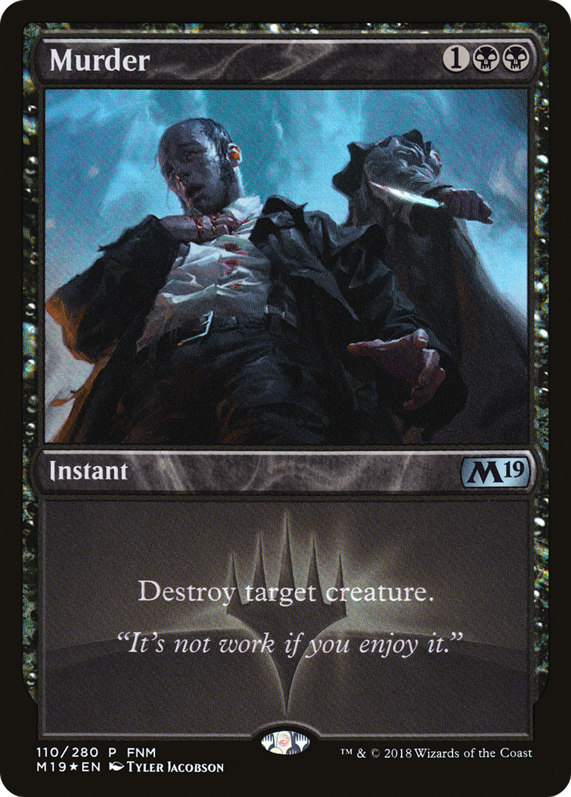 Murder — Core Set 2019 Promos — Magic: The Gathering