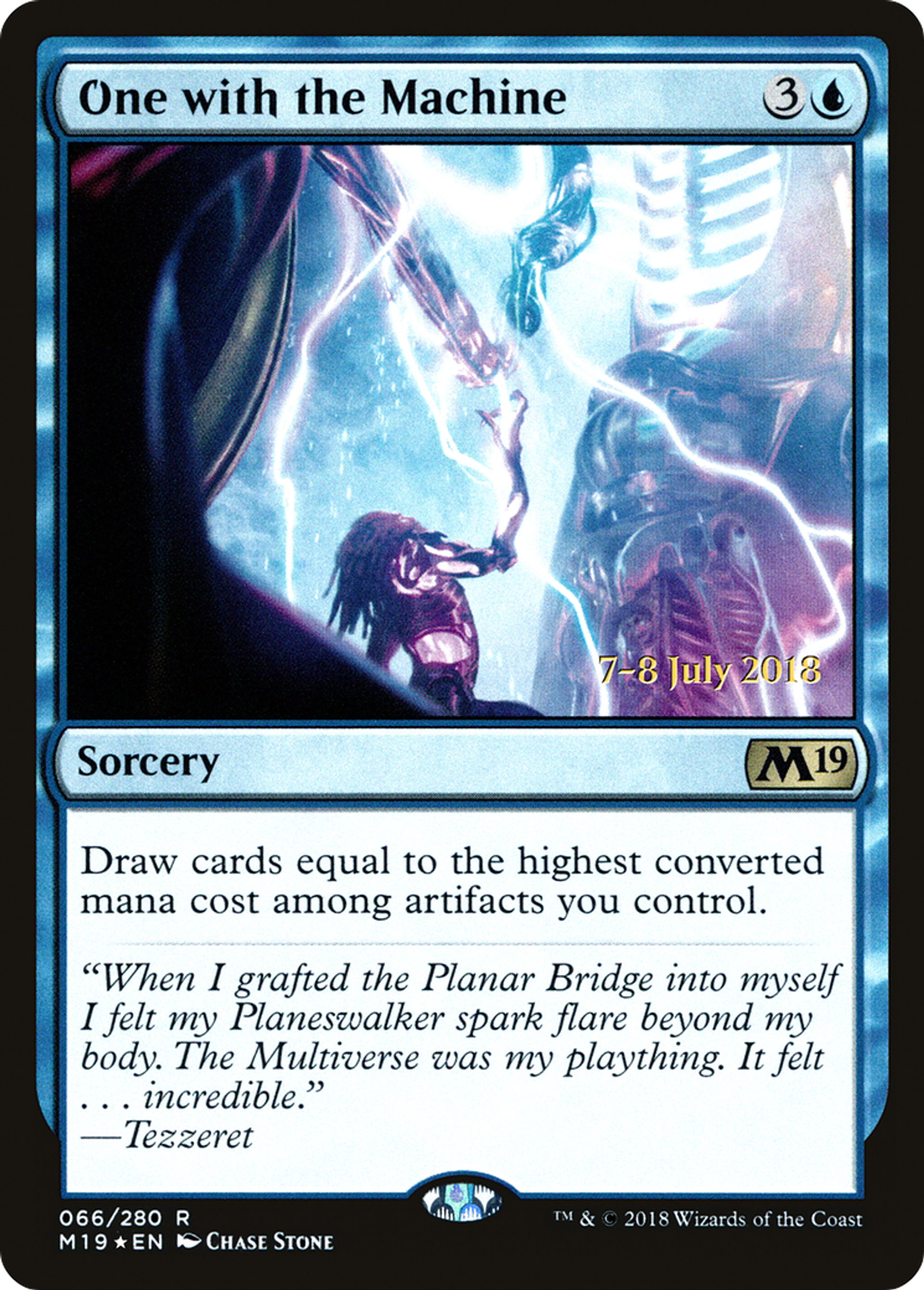 One with the Machine — Core Set 2019 Promos — Magic: The Gathering