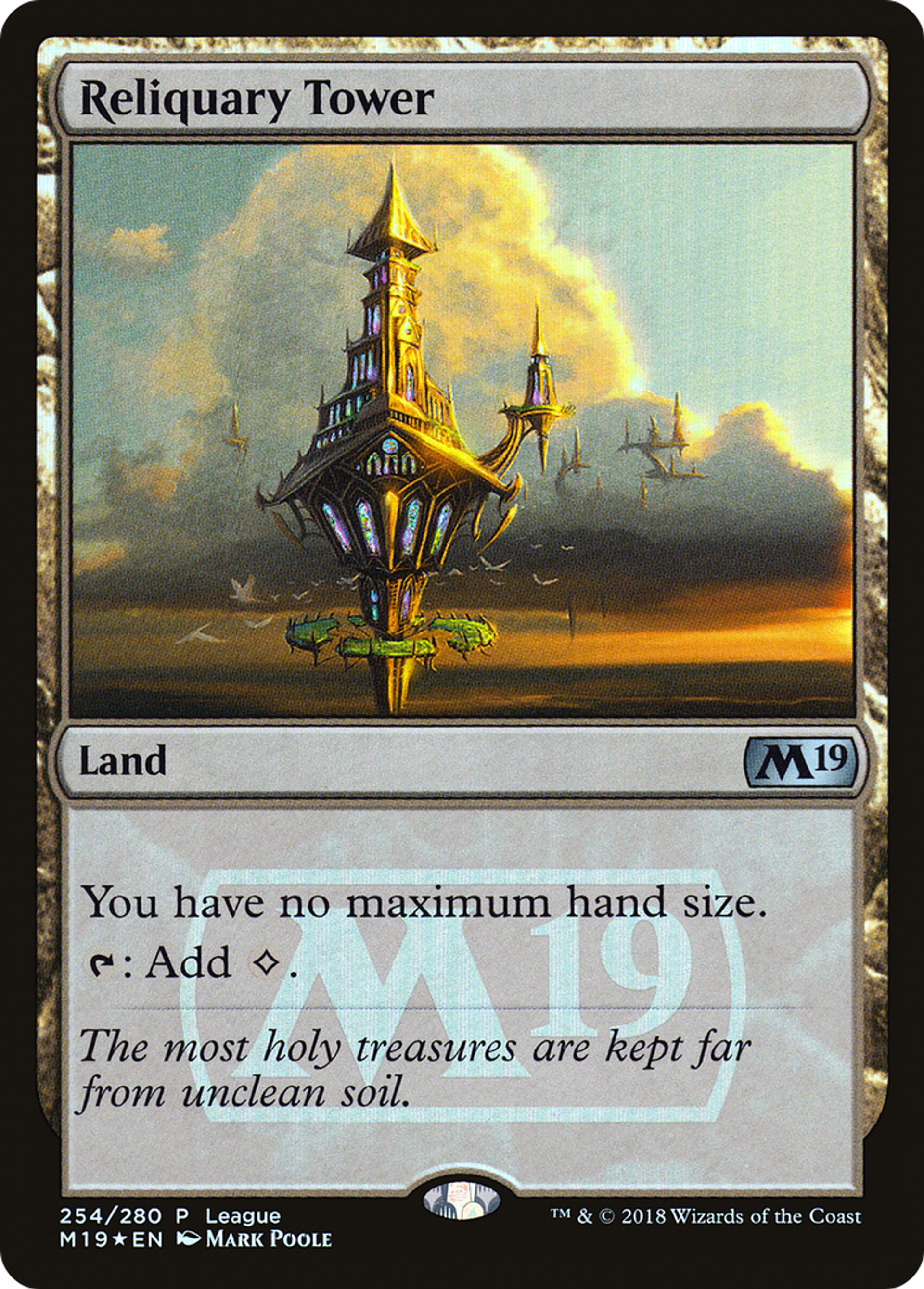 Reliquary Tower — Core Set 2019 Promos — Magic: The Gathering