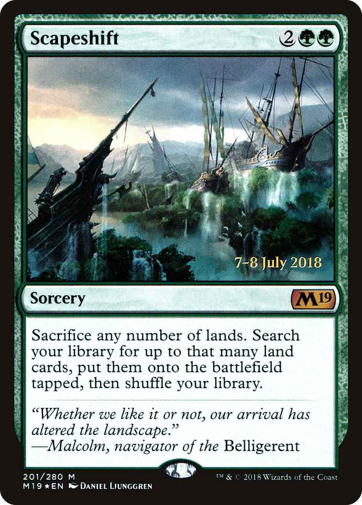 Scapeshift — Core Set 2019 Promos — Magic: The Gathering