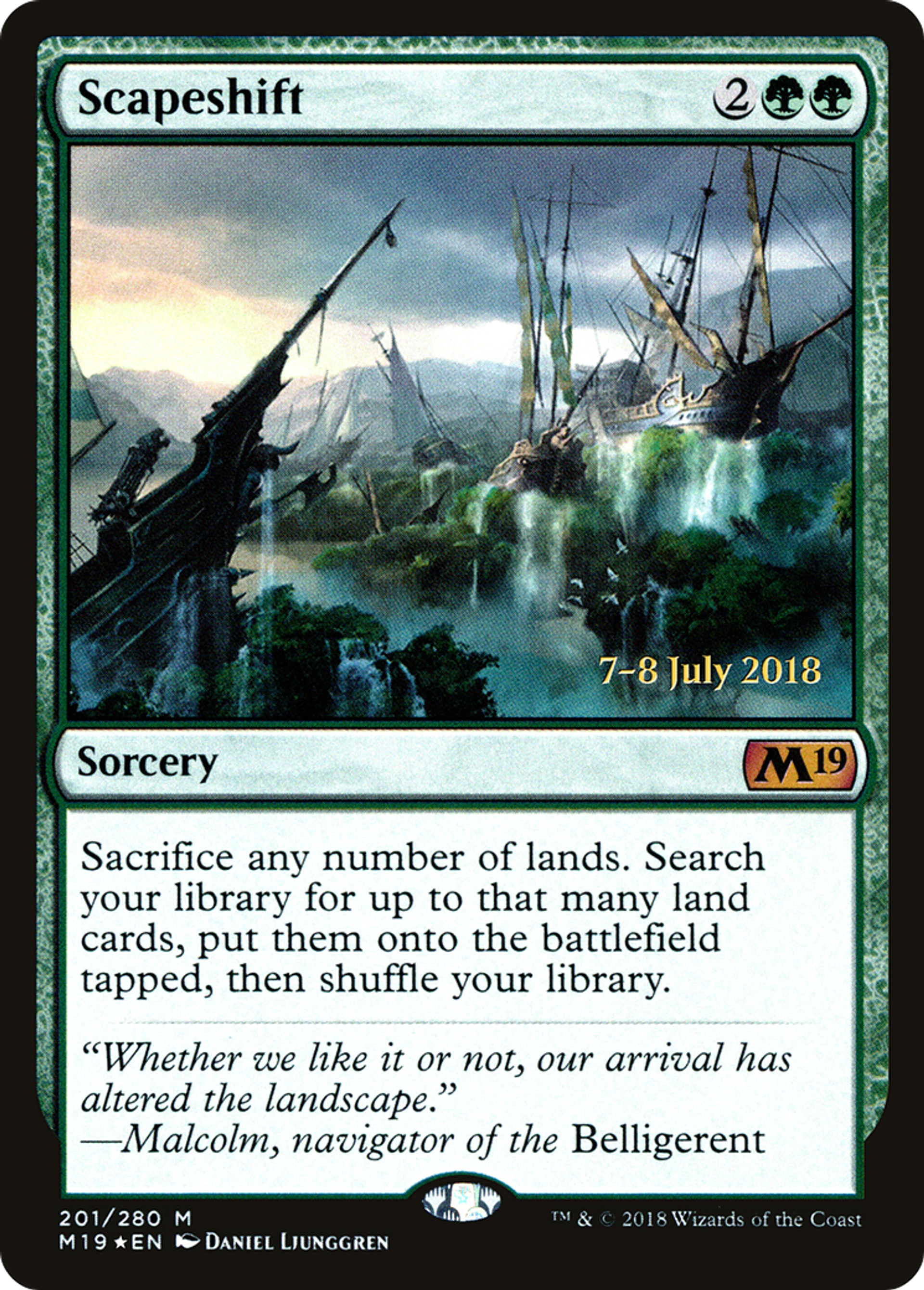 Scapeshift — Core Set 2019 Promos — Magic: The Gathering