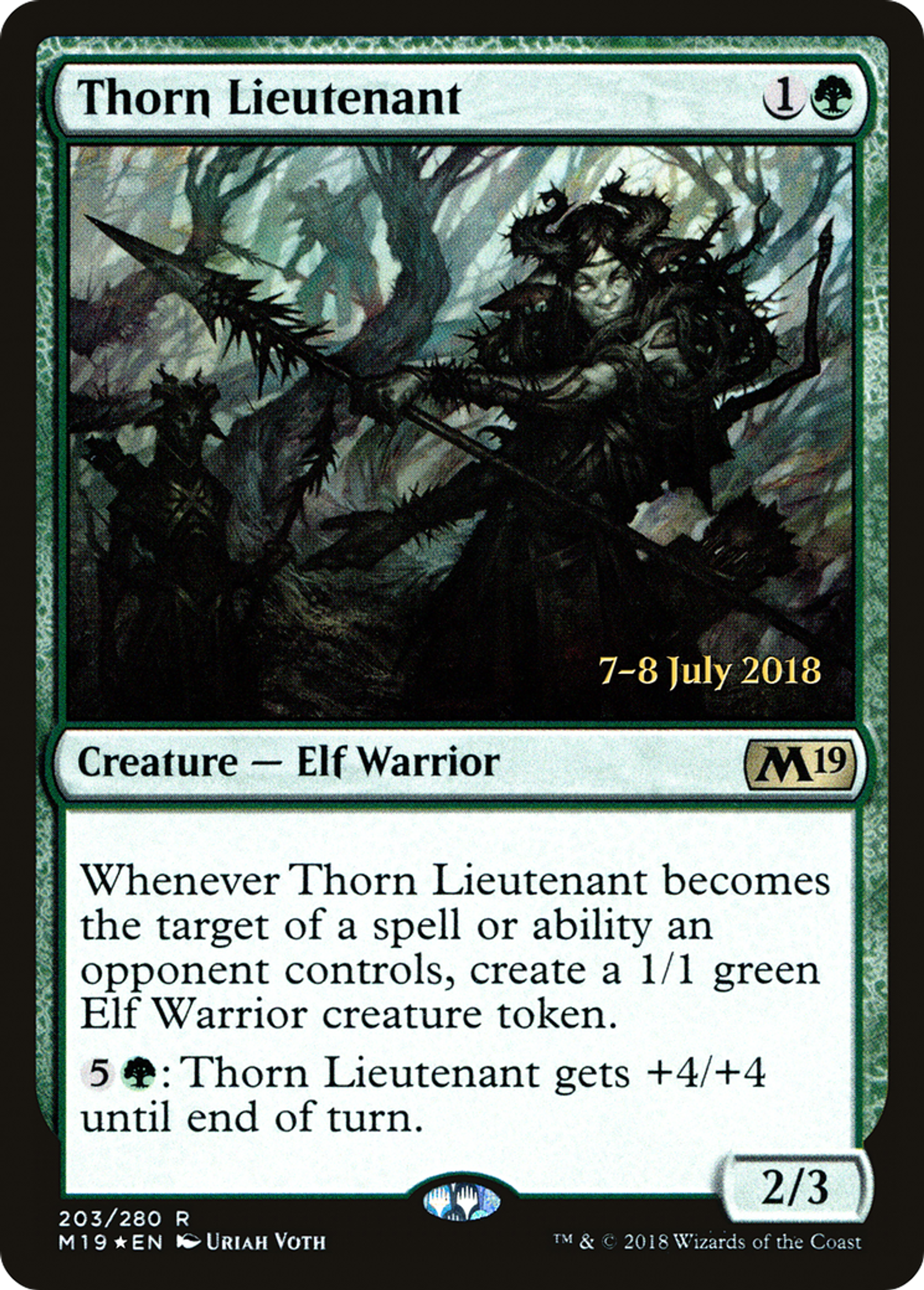 Thorn Lieutenant — Core Set 2019 Promos — Magic: The Gathering