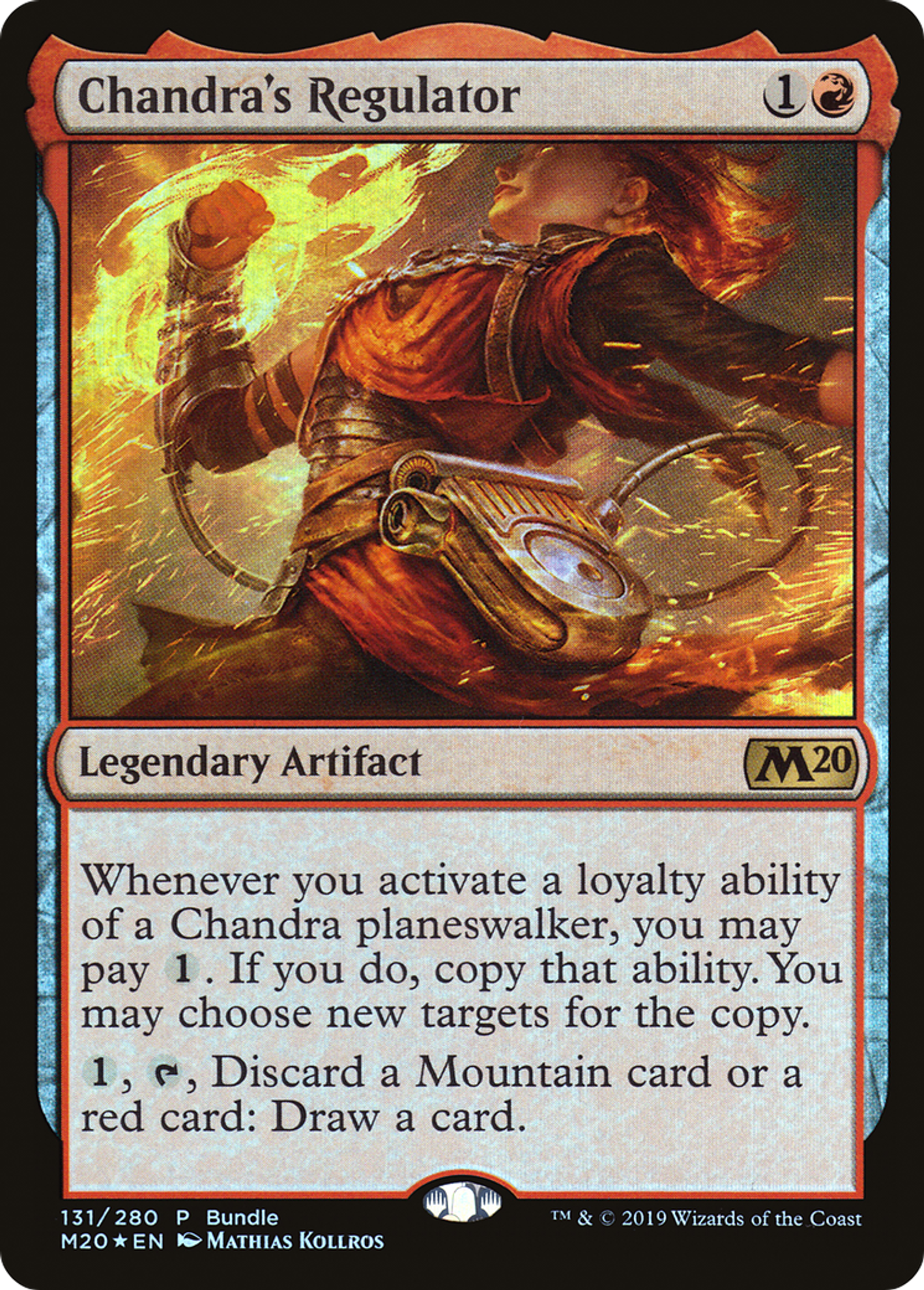 Chandra's Regulator — Core Set 2020 Promos — Magic: The Gathering