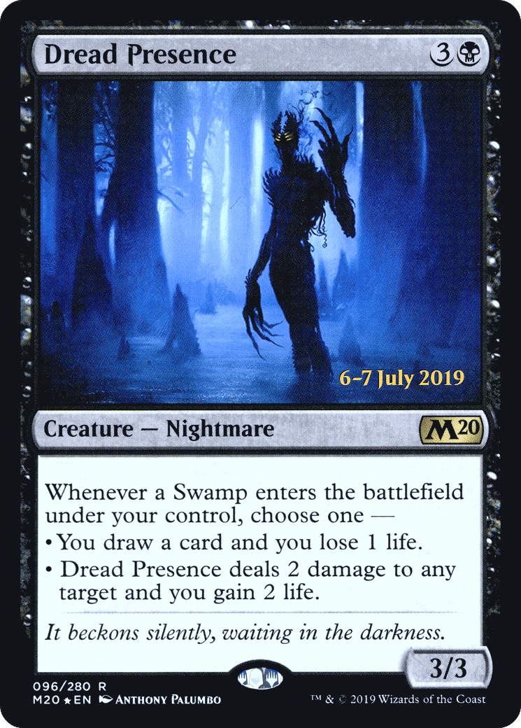 Dread Presence — Core Set 2020 Promos — Magic: The Gathering