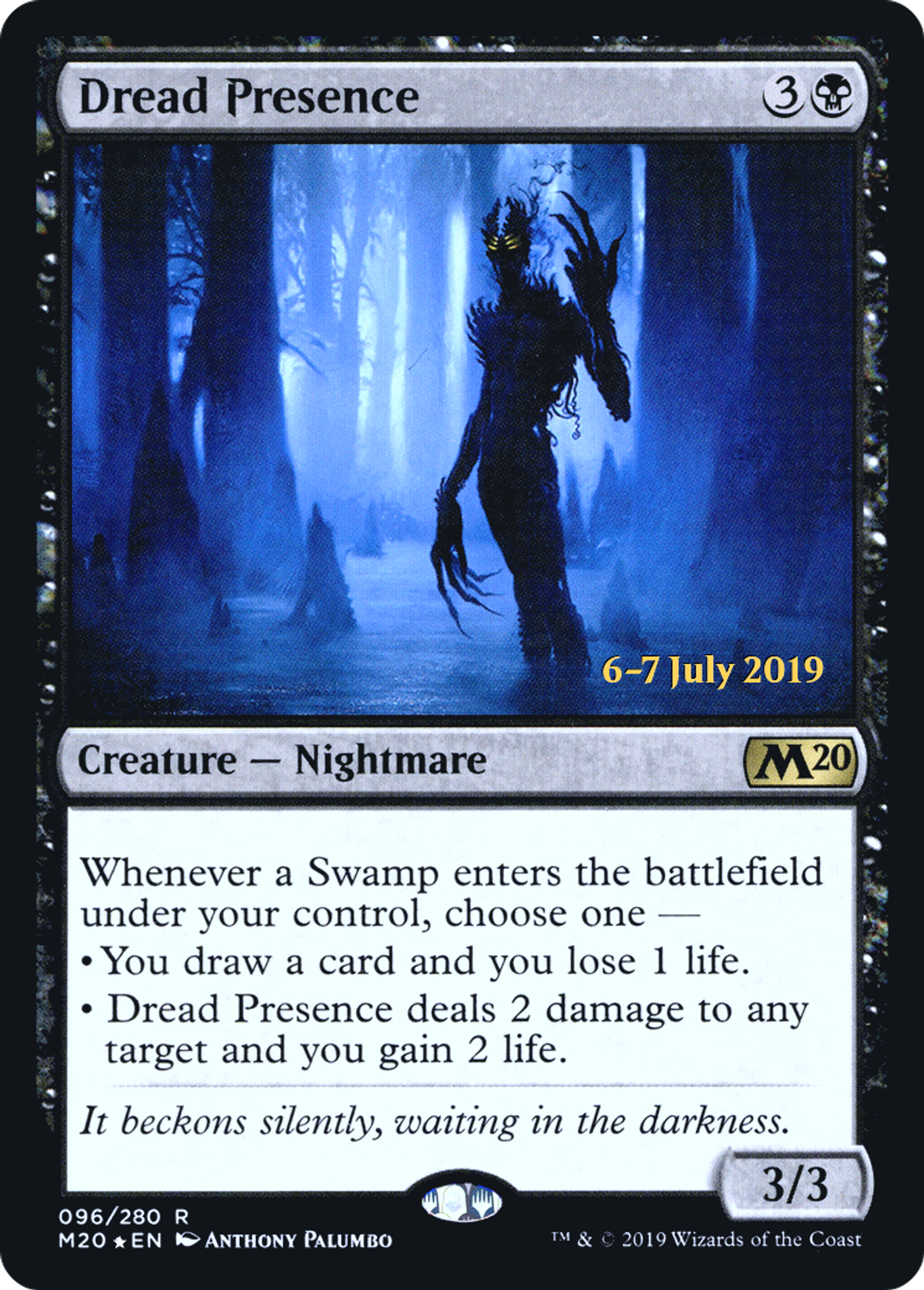 Dread Presence — Core Set 2020 Promos — Magic: The Gathering