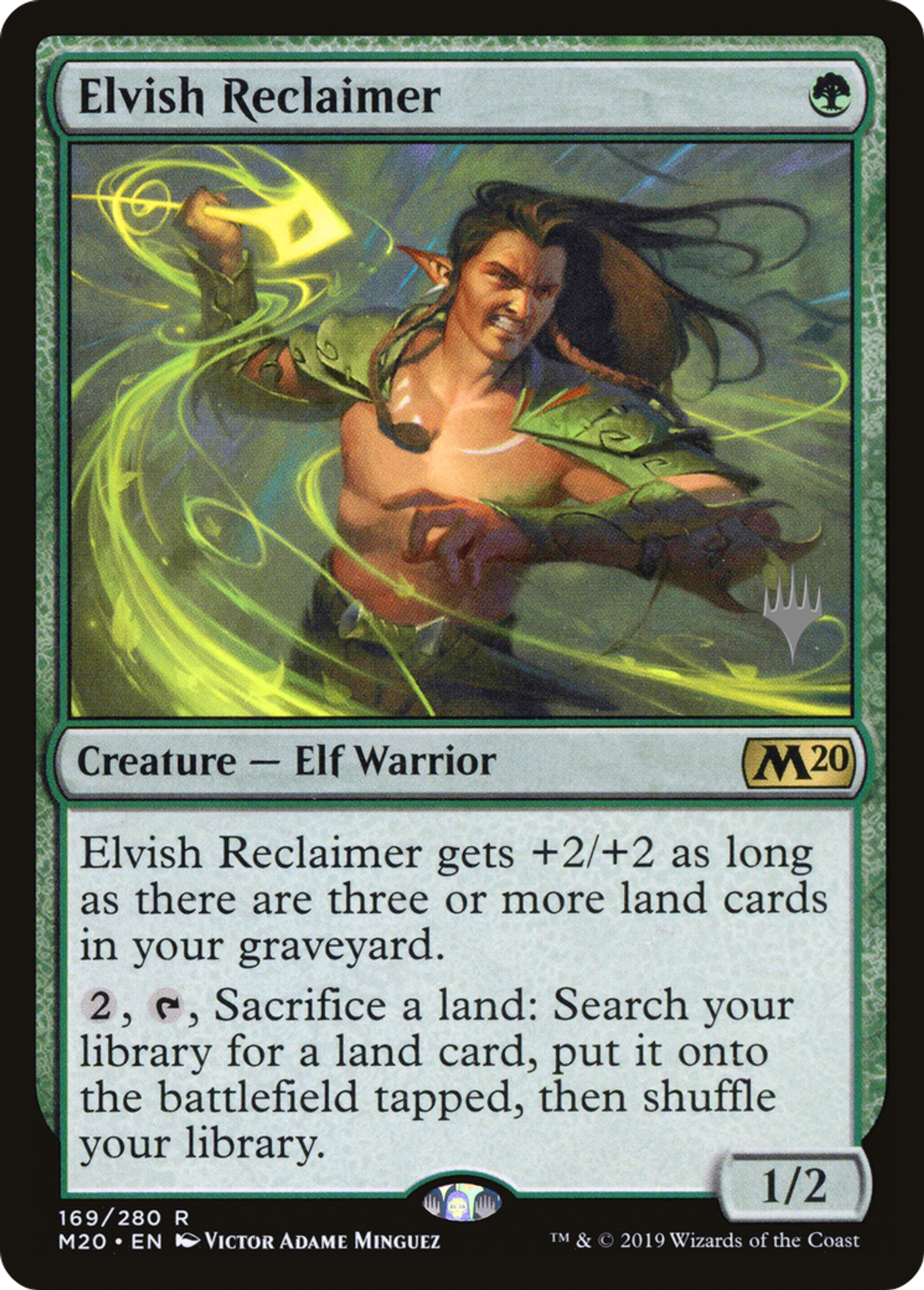 Elvish Reclaimer — Core Set 2020 Promos — Magic: The Gathering