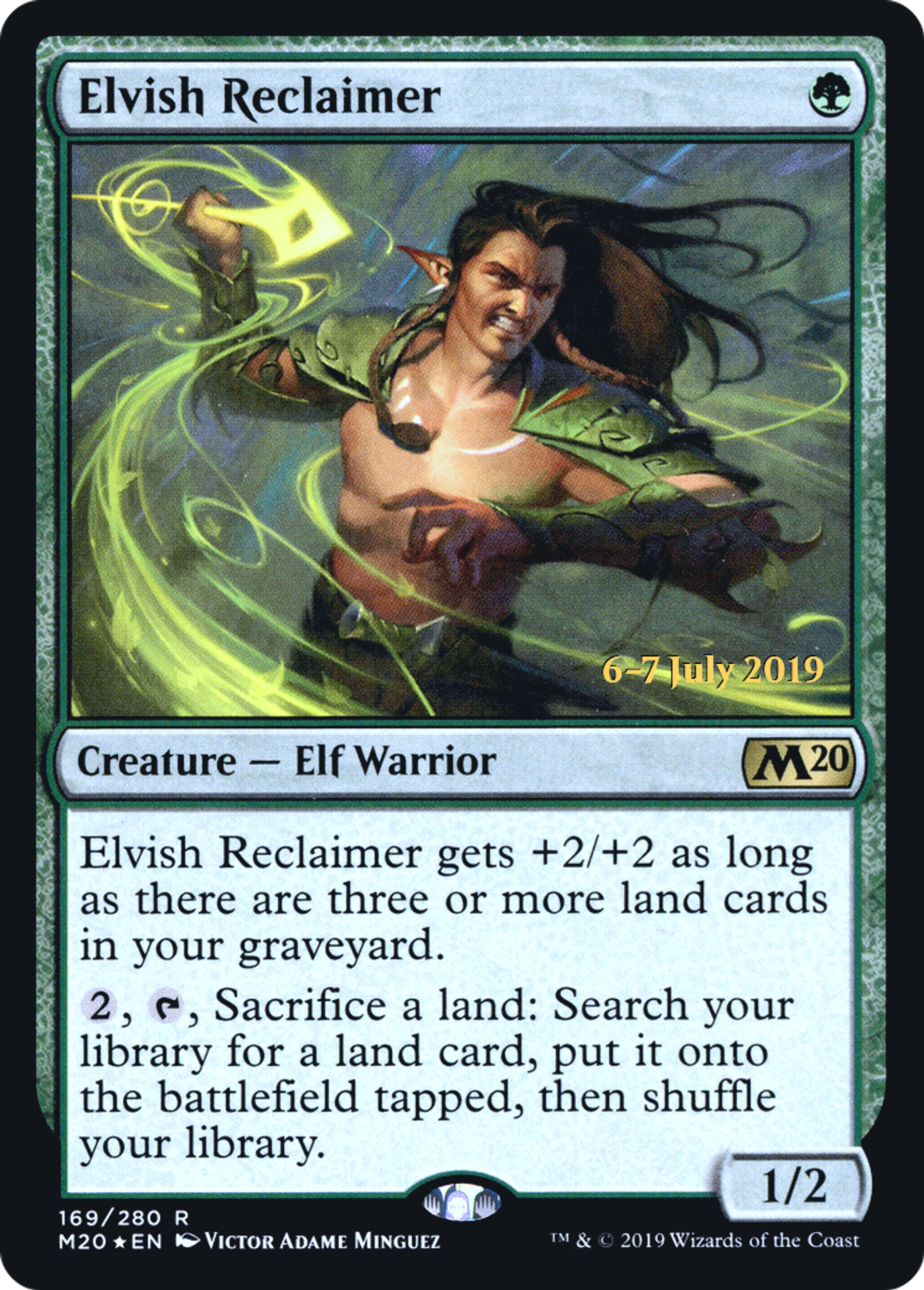 Elvish Reclaimer — Core Set 2020 Promos — Magic: The Gathering