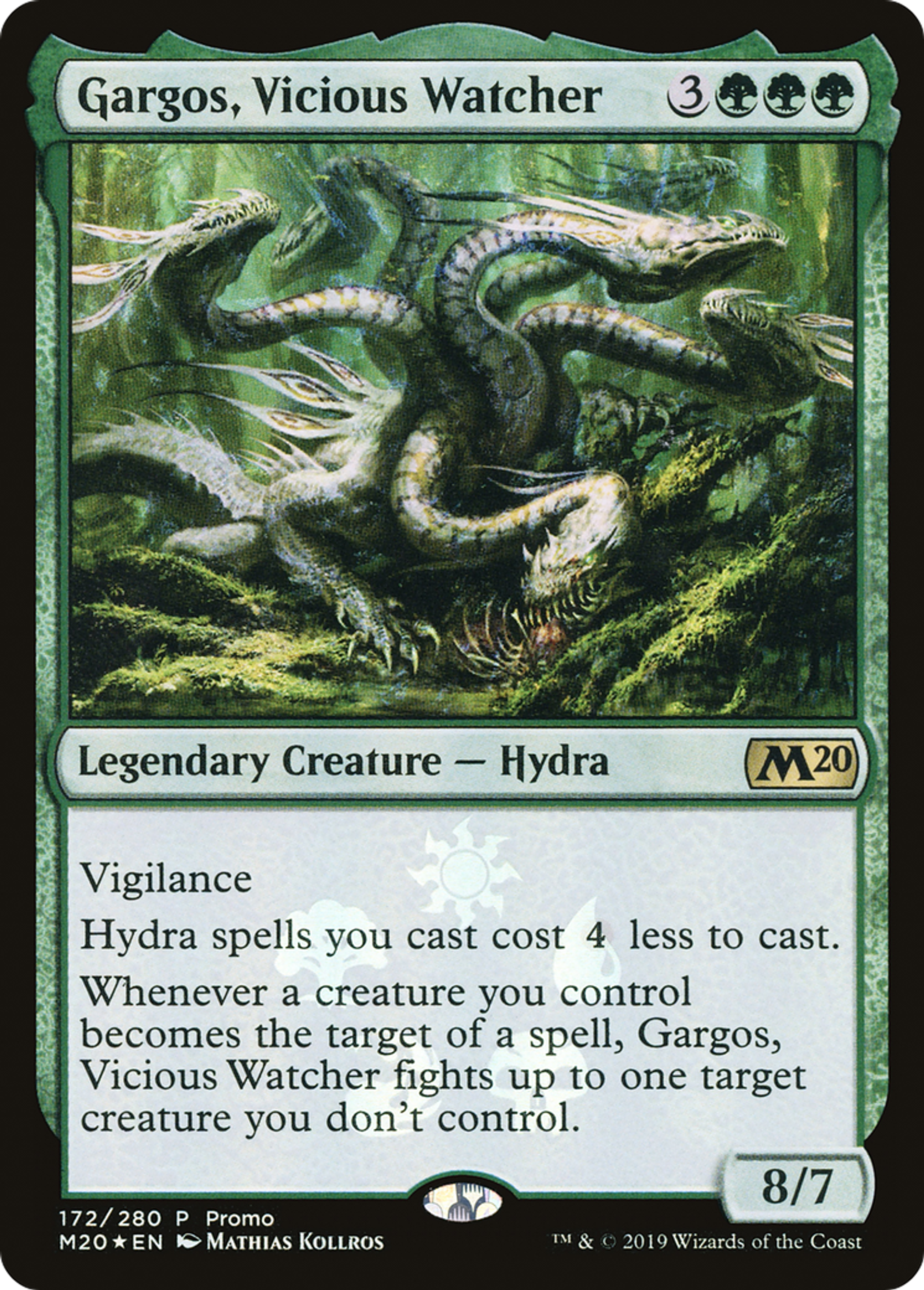 Gargos, Vicious Watcher — Core Set 2020 Promos — Magic: The Gathering