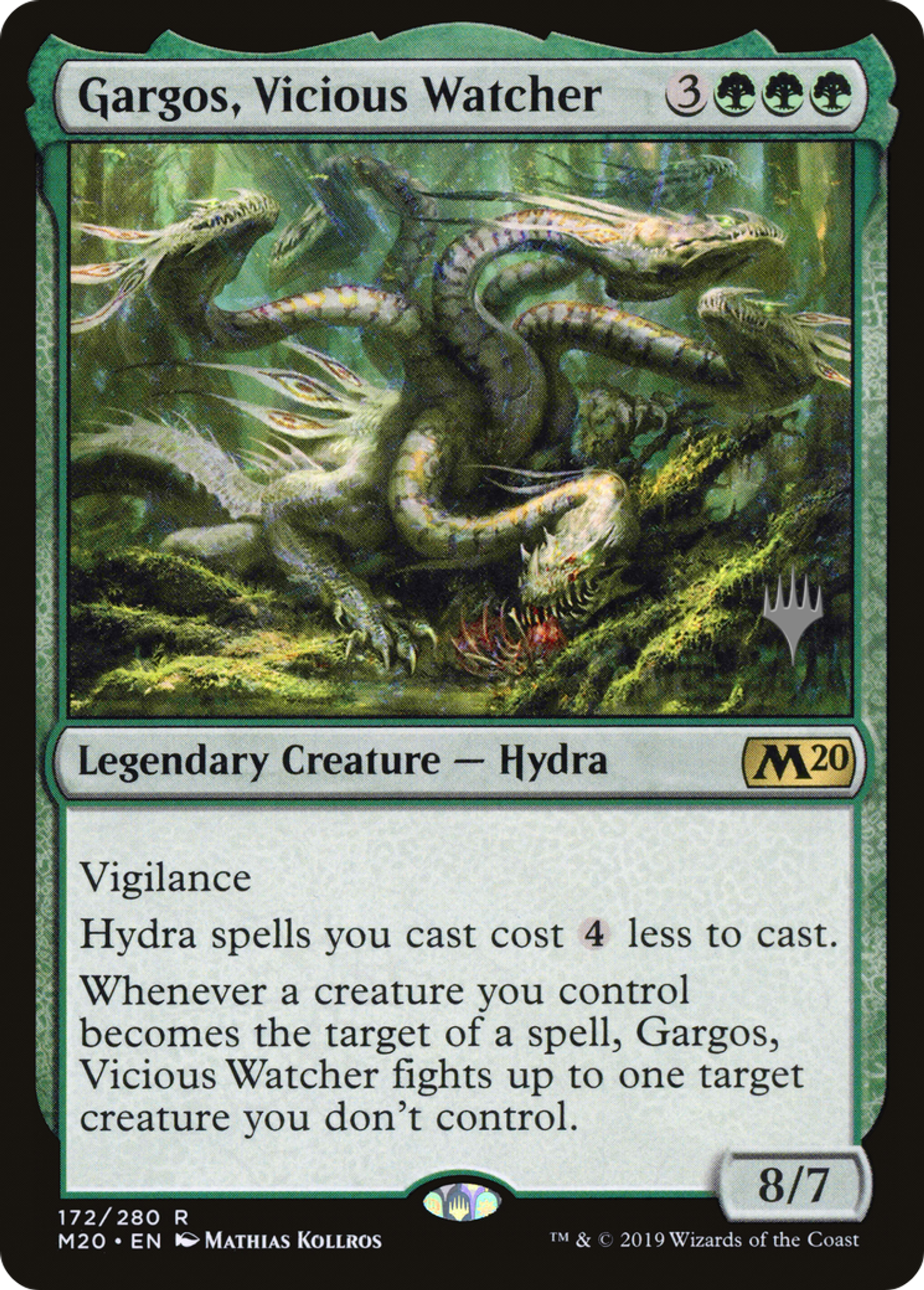 Gargos, Vicious Watcher — Core Set 2020 Promos — Magic: The Gathering