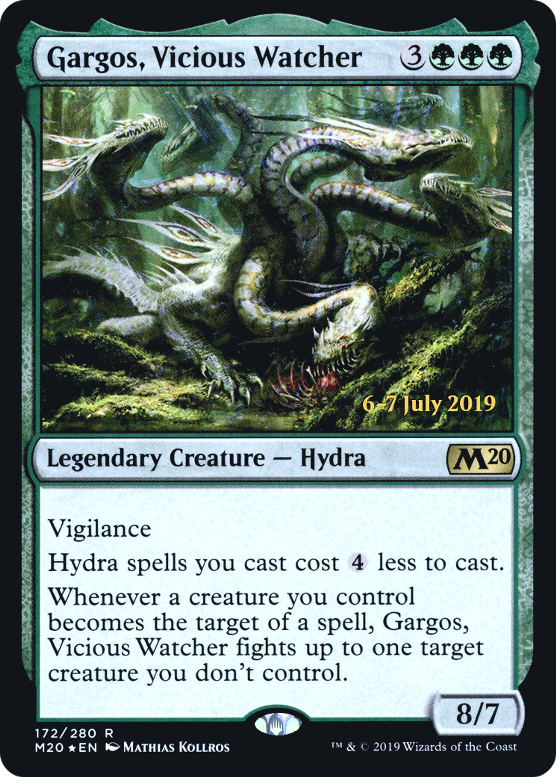Gargos, Vicious Watcher — Core Set 2020 Promos — Magic: The Gathering