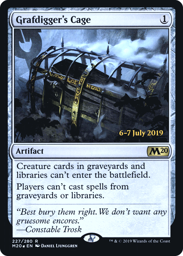 Cage du fossoyeur de graf — Core Set 2020 Promos — Magic: The Gathering