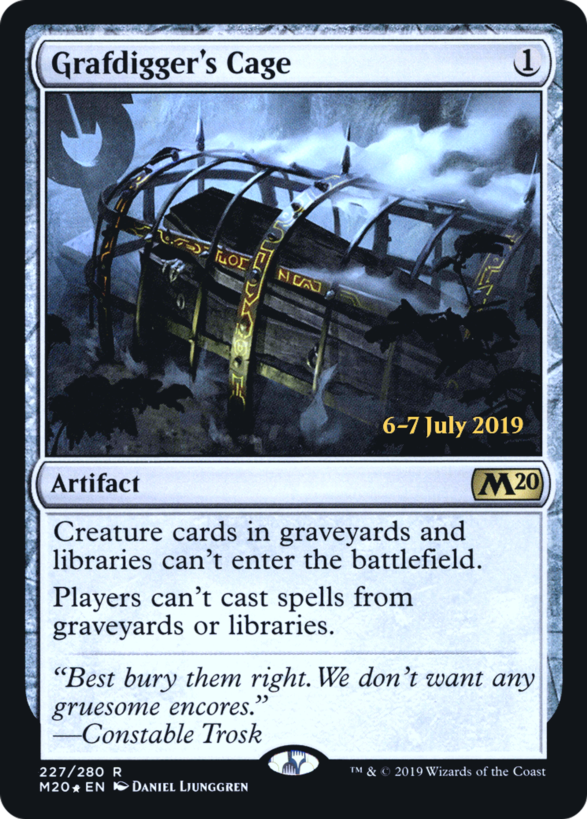 Grafdigger's Cage — Core Set 2020 Promos — Magic: The Gathering