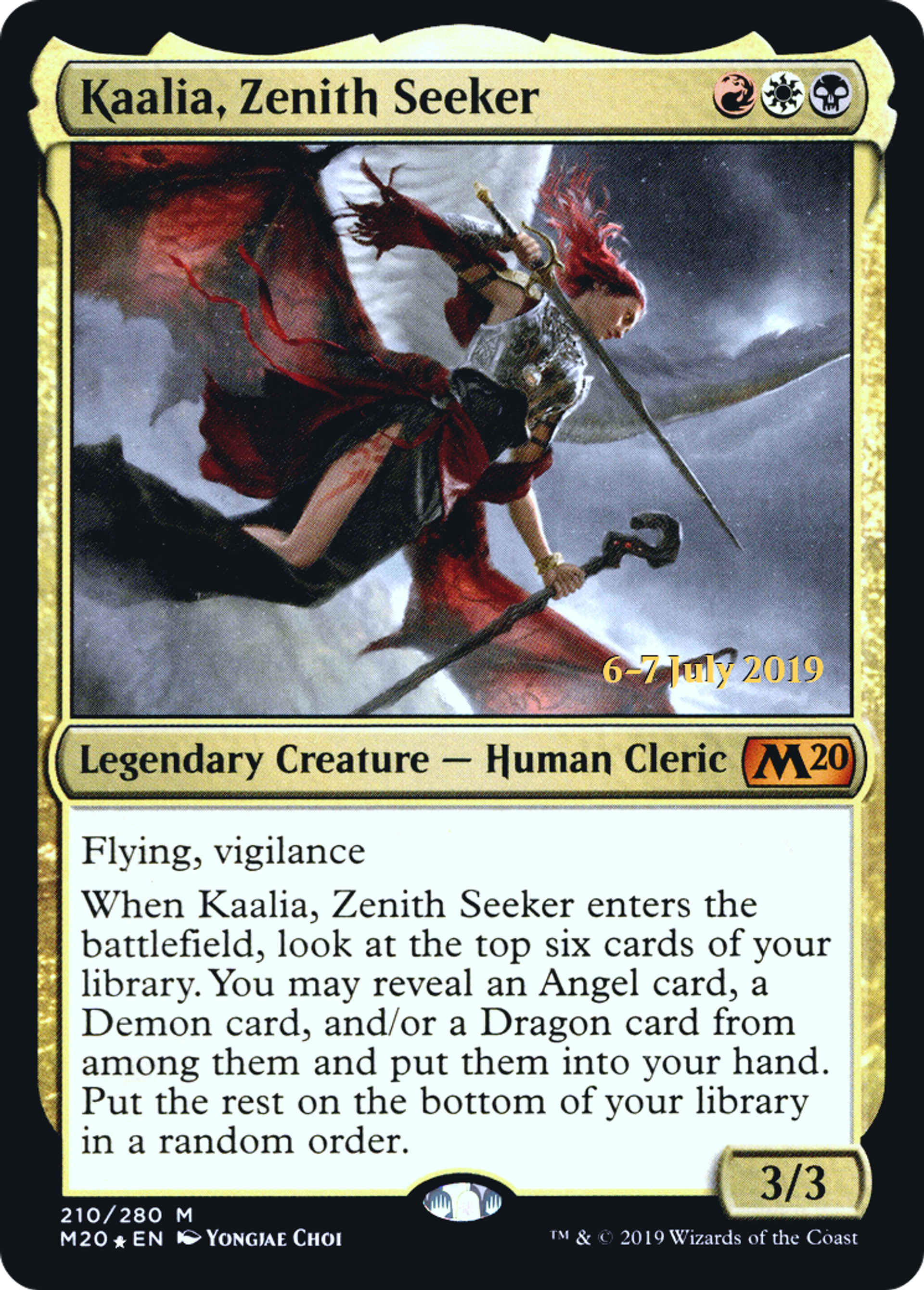Kaalia, Zenith Seeker — Core Set 2020 Promos — Magic: The Gathering