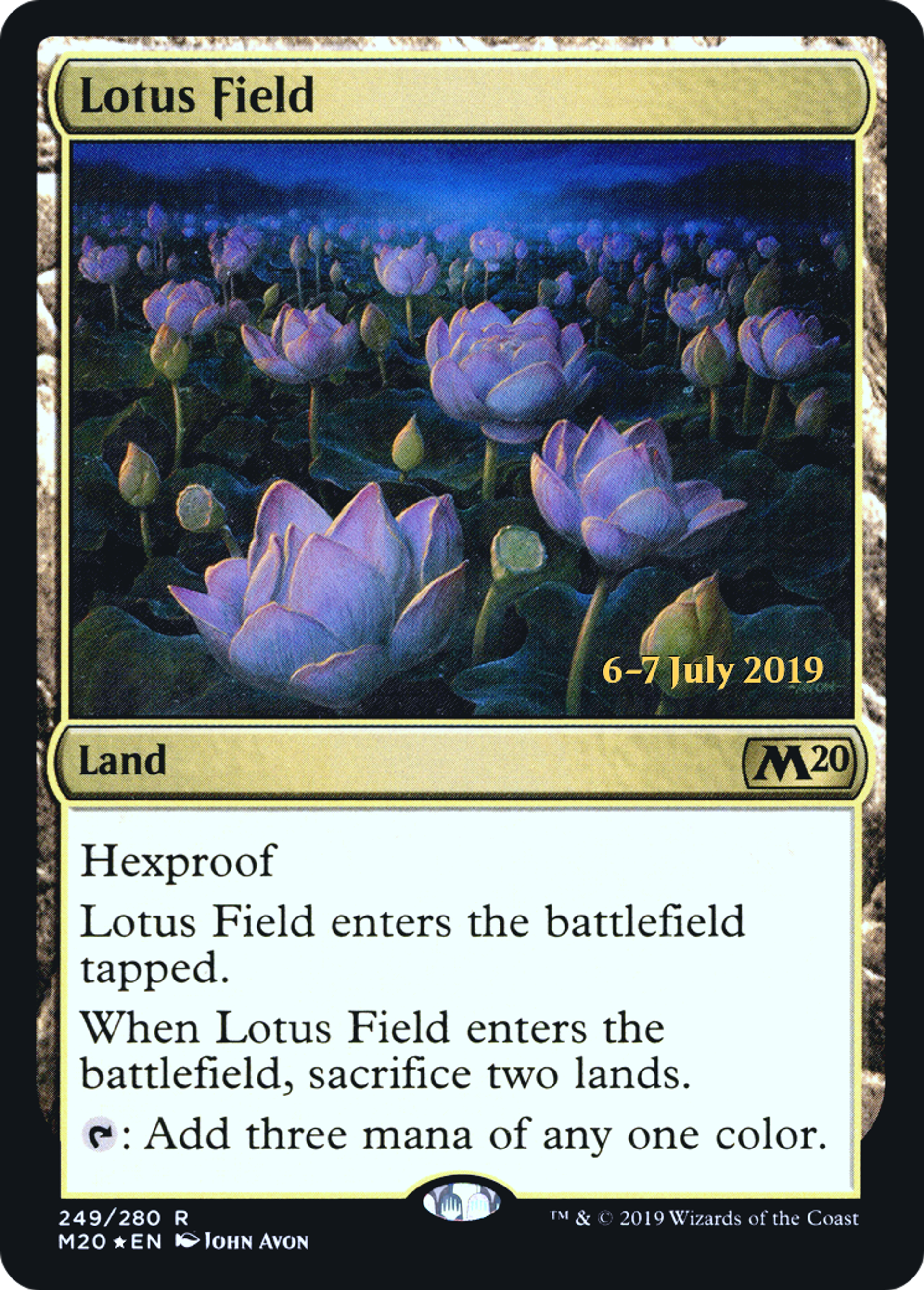 Lotus Field — Core Set 2020 Promos — Magic: The Gathering