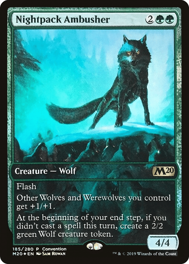 Nightpack Ambusher — Core Set 2020 Promos — Magic: The Gathering