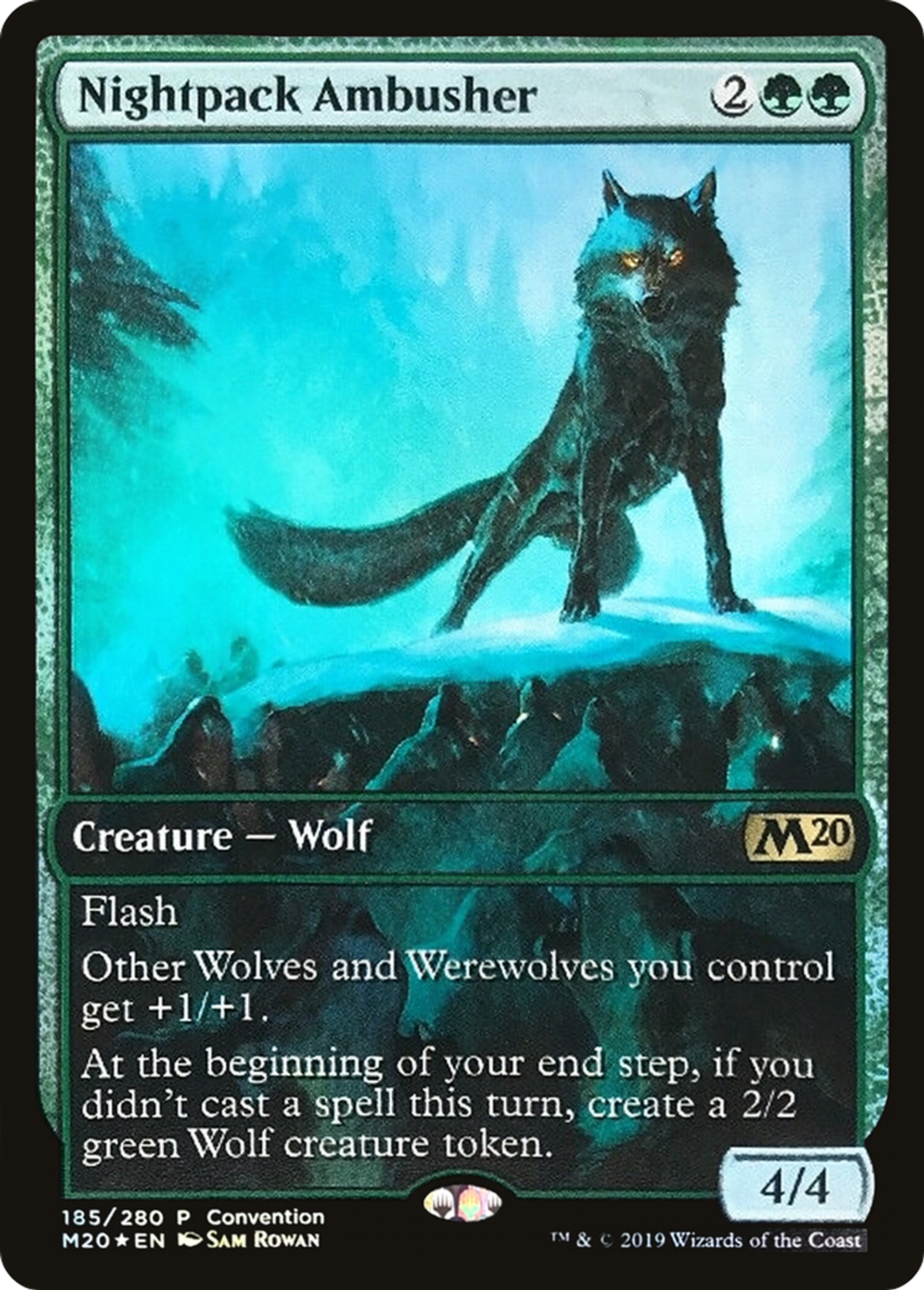 Nightpack Ambusher — Core Set 2020 Promos — Magic: The Gathering