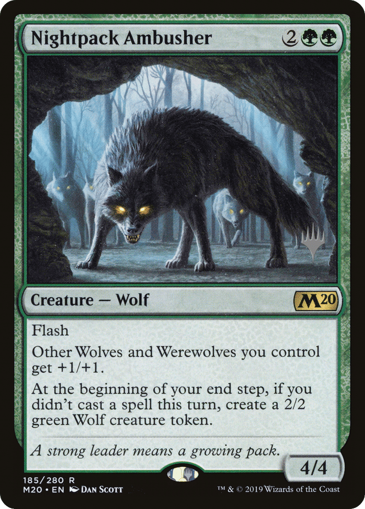 Nightpack Ambusher — Core Set 2020 Promos — Magic: The Gathering