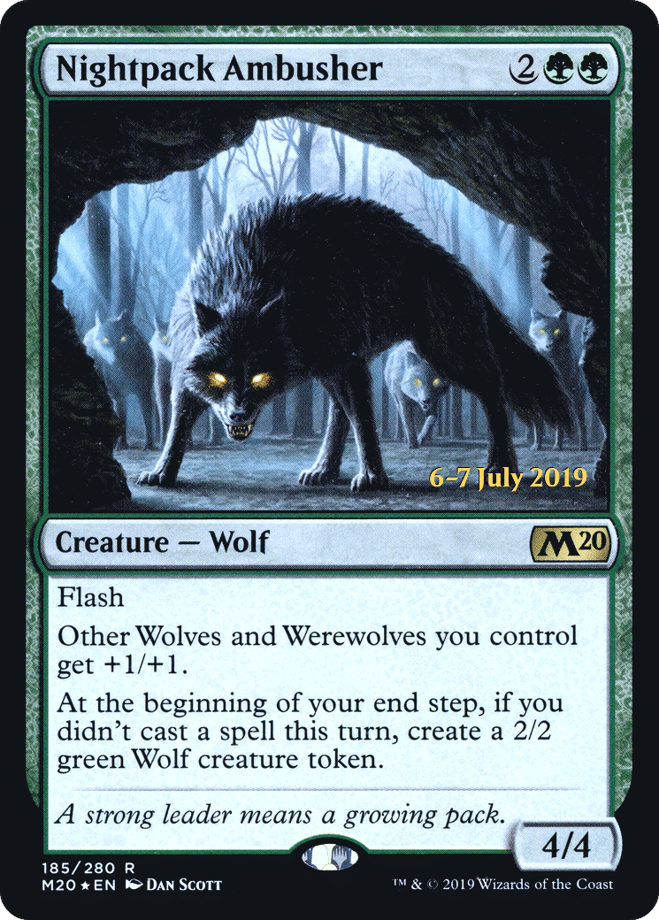Nightpack Ambusher — Core Set 2020 Promos — Magic: The Gathering