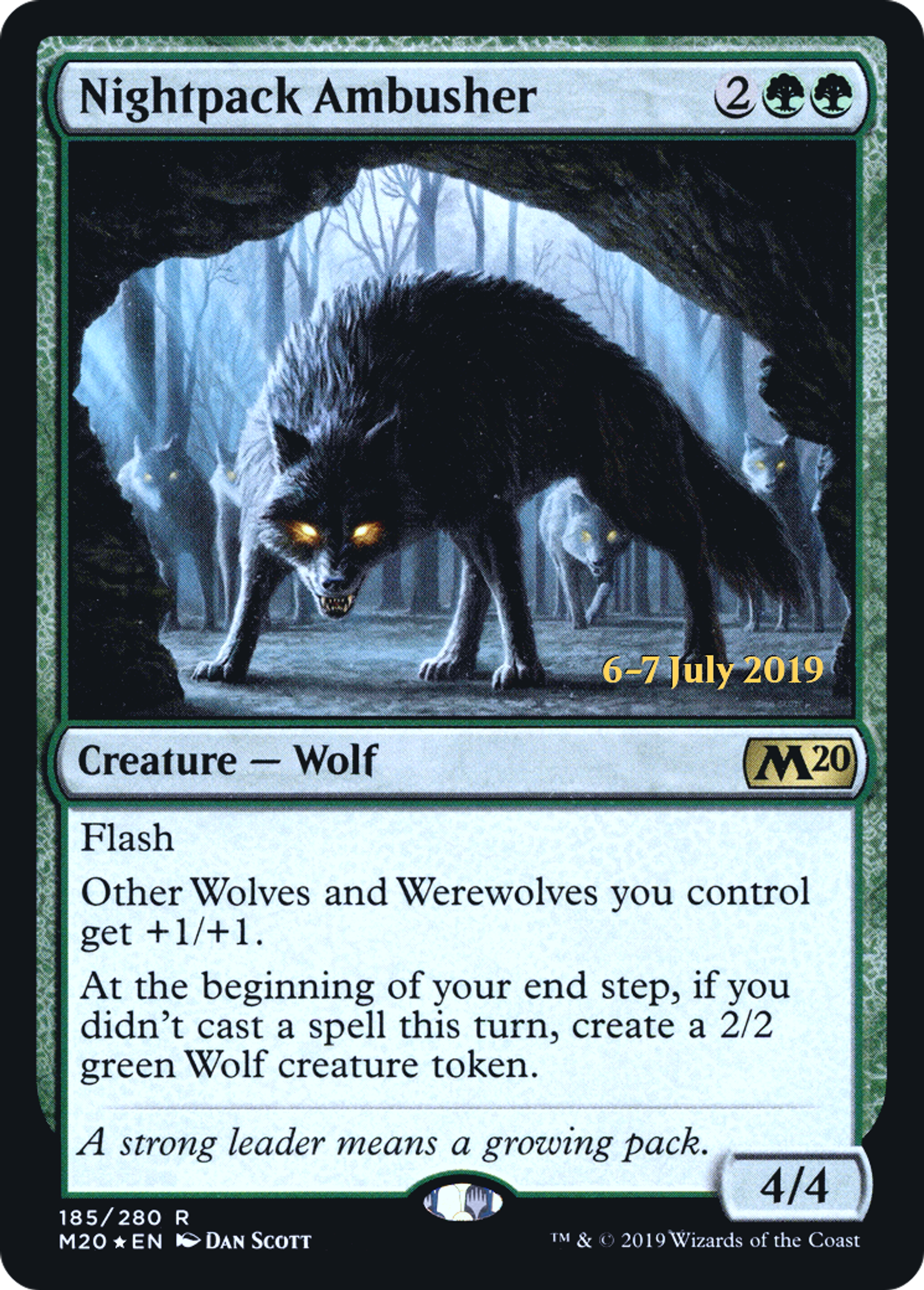 Nightpack Ambusher — Core Set 2020 Promos — Magic: The Gathering