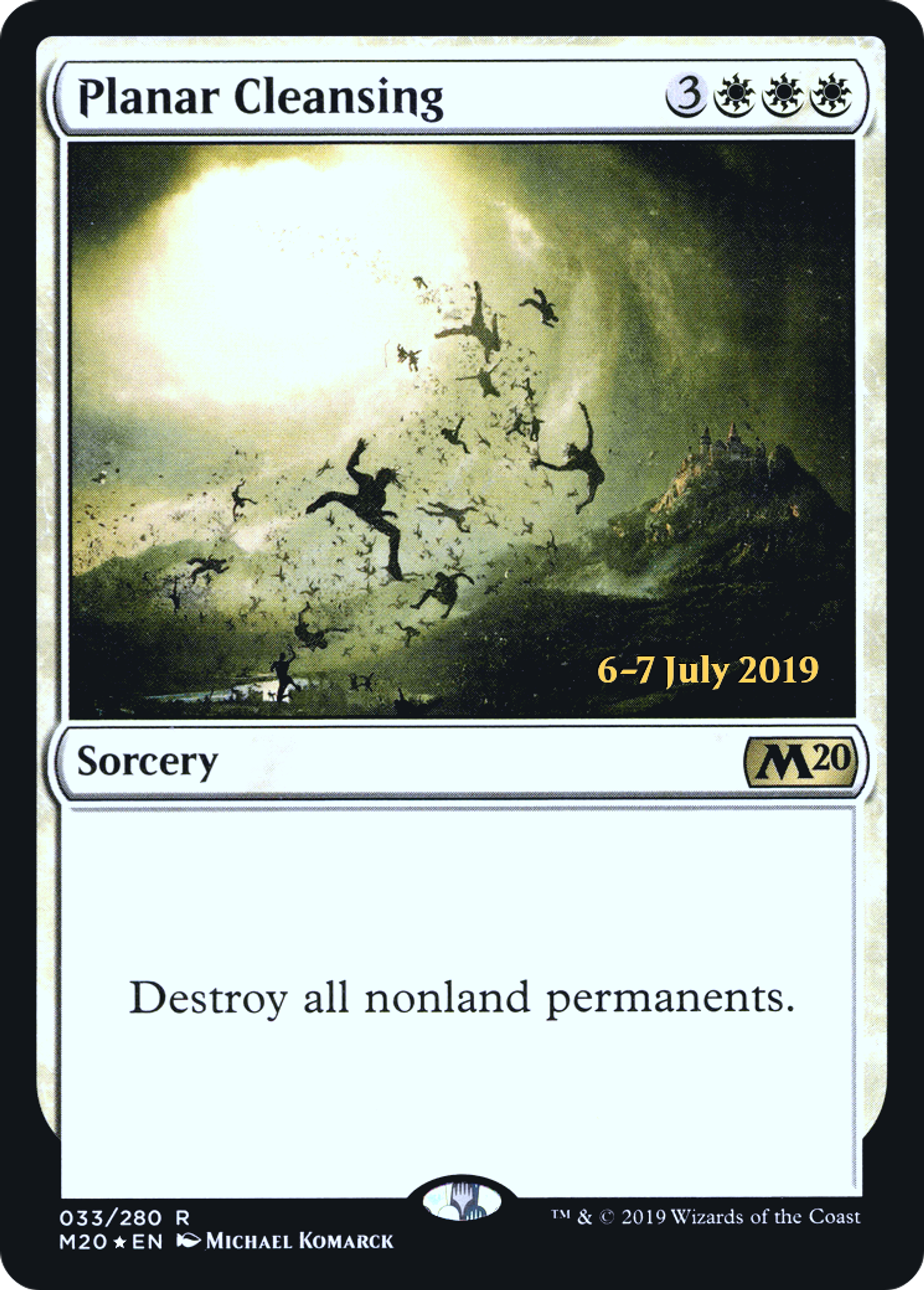 Planar Cleansing — Core Set 2020 Promos — Magic: The Gathering