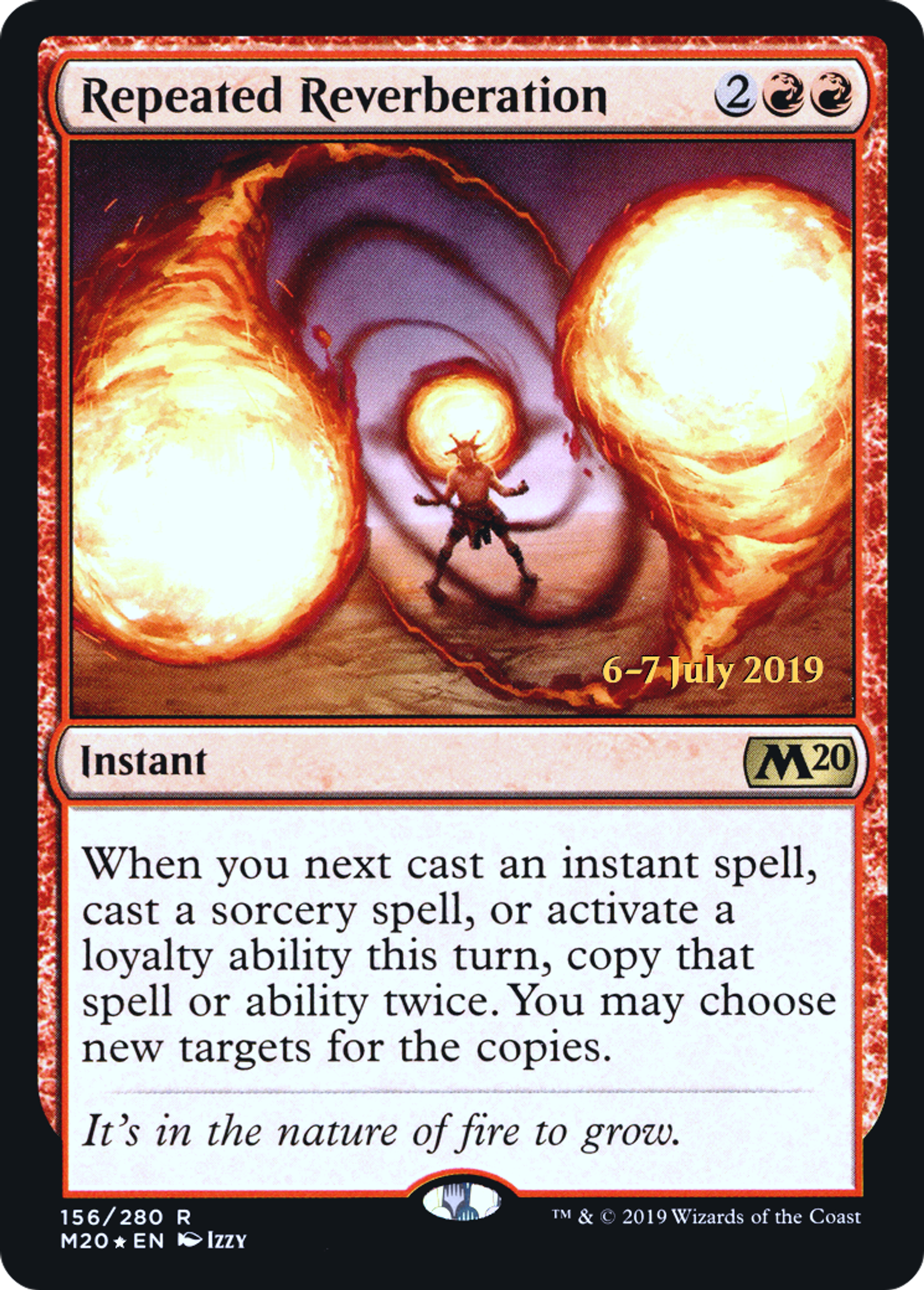 Repeated Reverberation — Core Set 2020 Promos — Magic: The Gathering