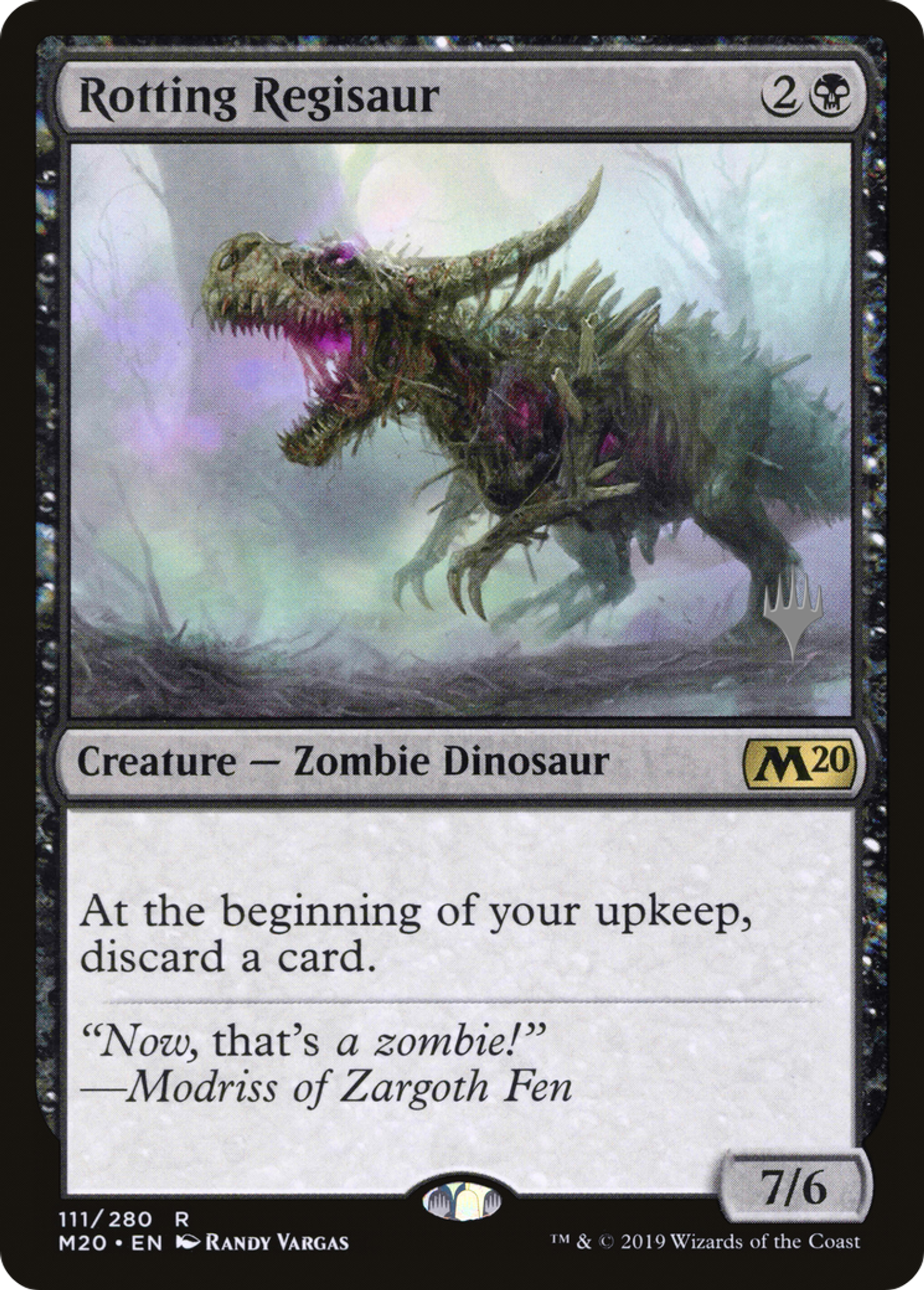 Rotting Regisaur — Core Set 2020 Promos — Magic: The Gathering
