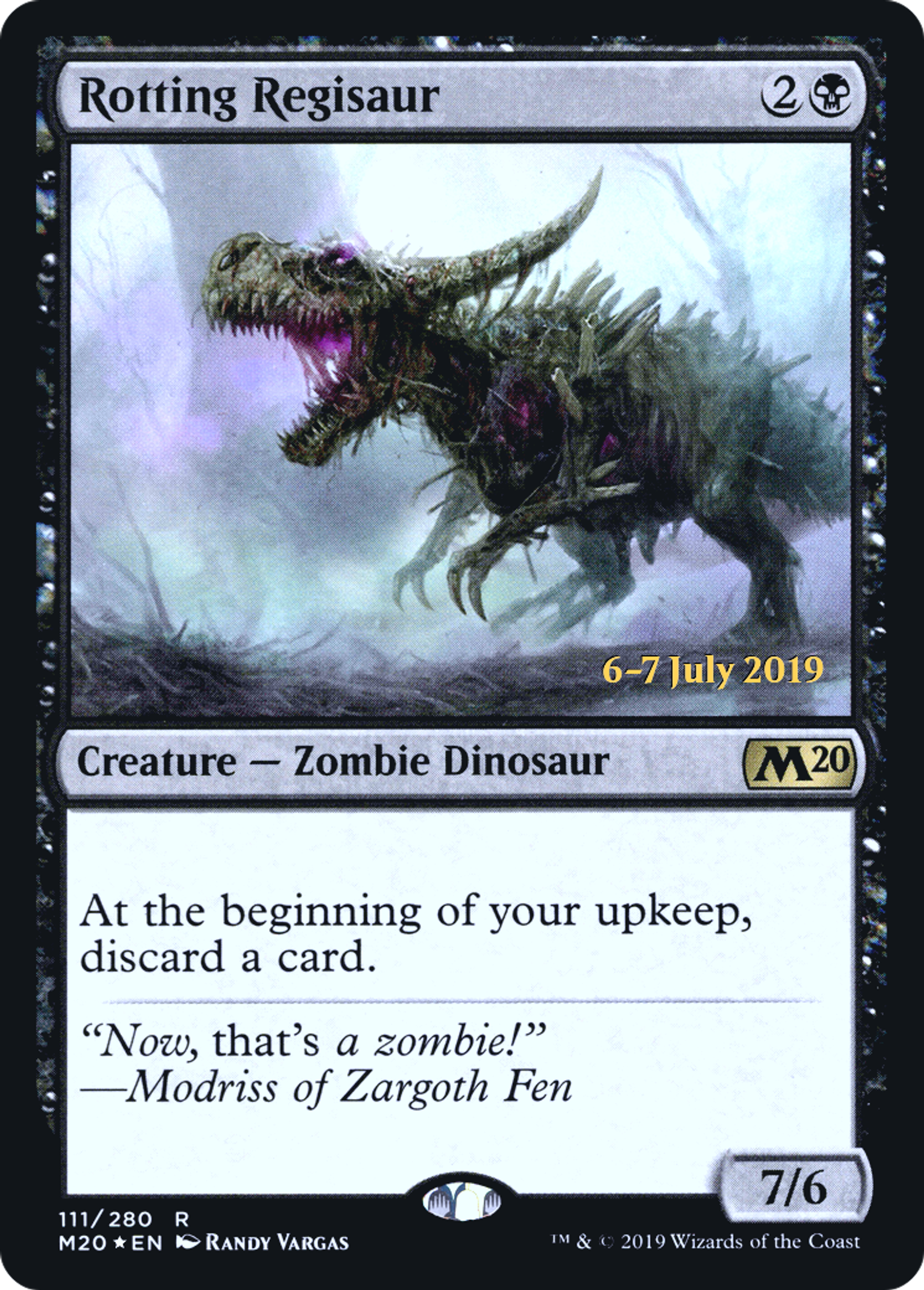 Rotting Regisaur — Core Set 2020 Promos — Magic: The Gathering