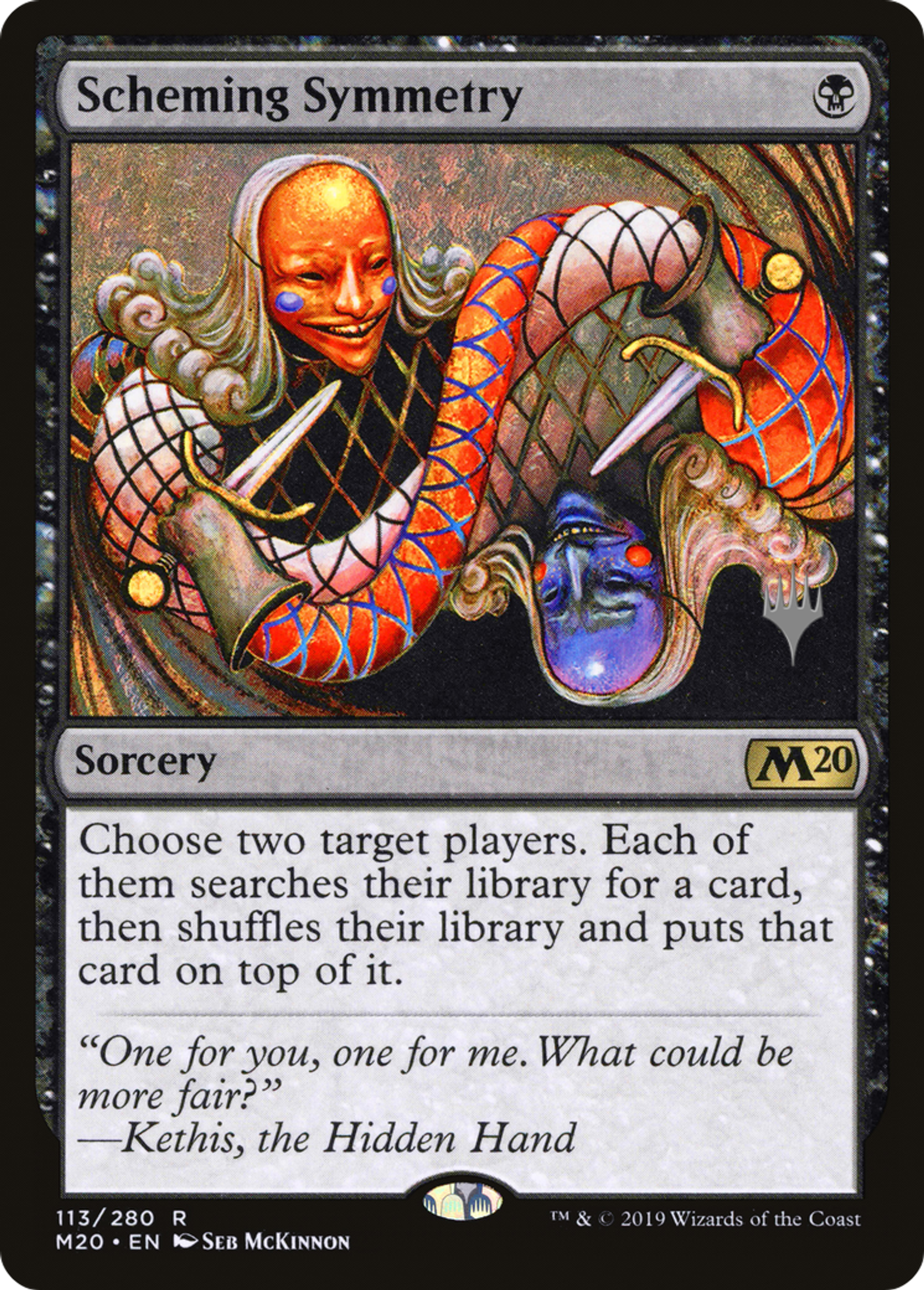 Scheming Symmetry — Core Set 2020 Promos — Magic: The Gathering