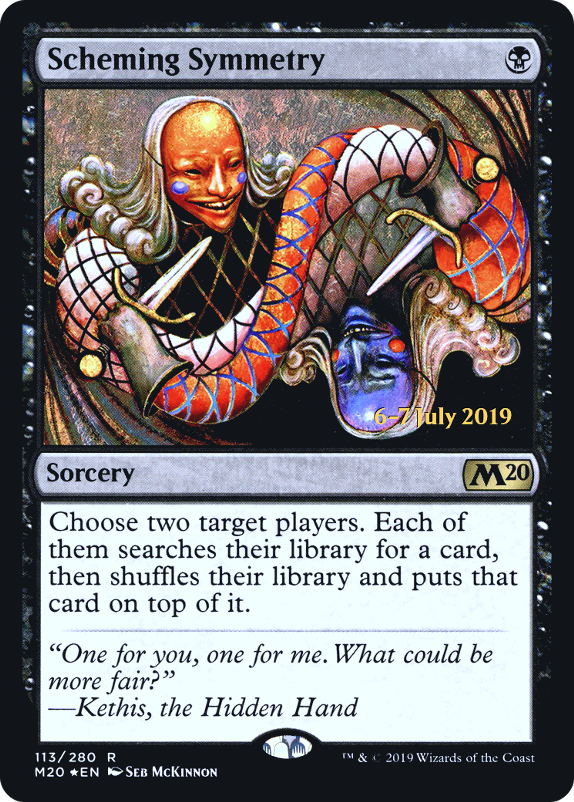 Scheming Symmetry — Core Set 2020 Promos — Magic: The Gathering