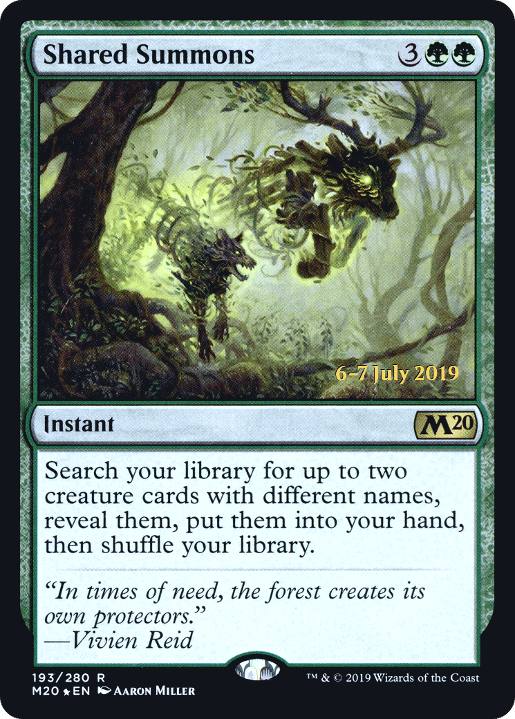 Shared Summons — Core Set 2020 Promos — Magic: The Gathering