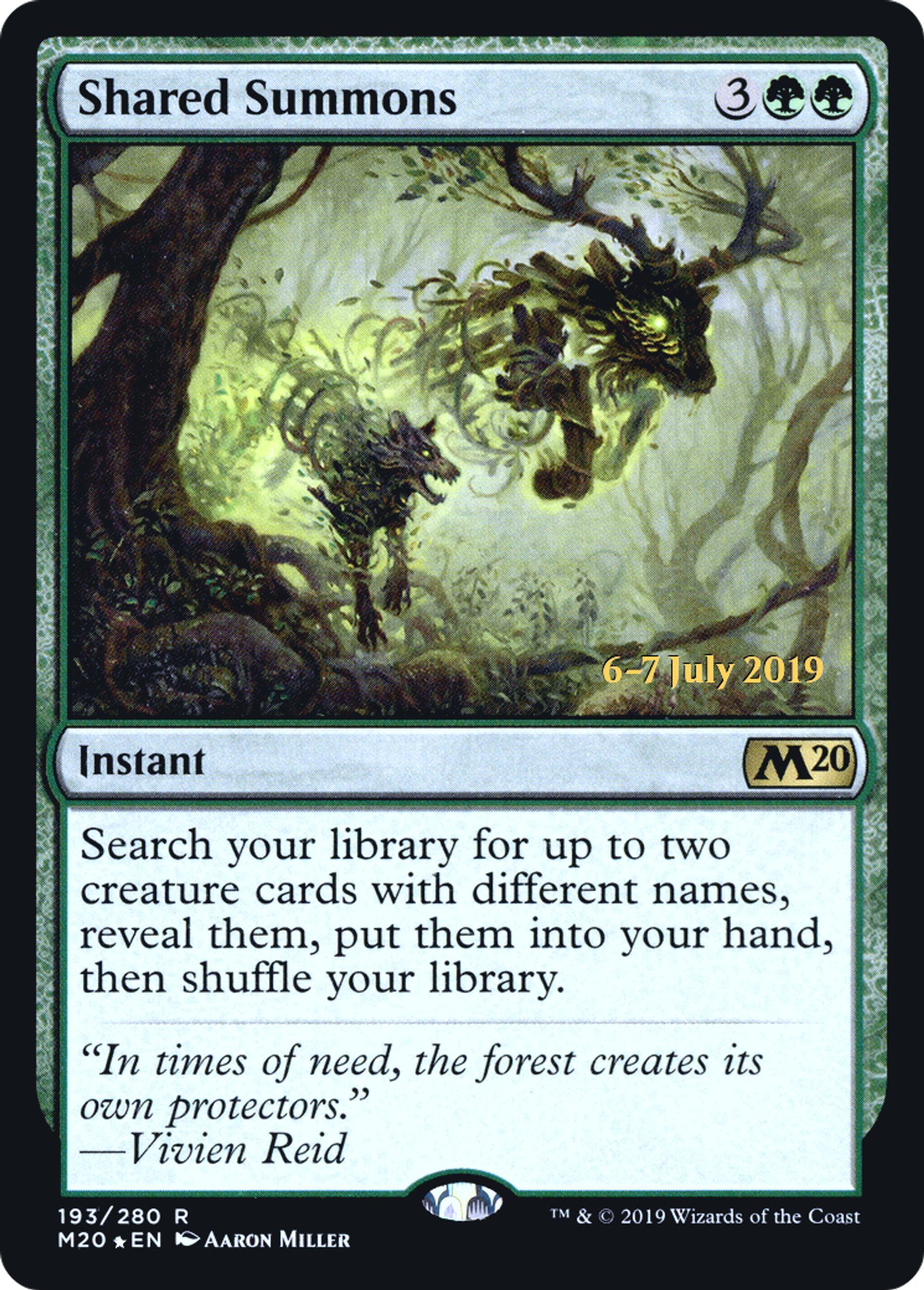 Shared Summons — Core Set 2020 Promos — Magic: The Gathering