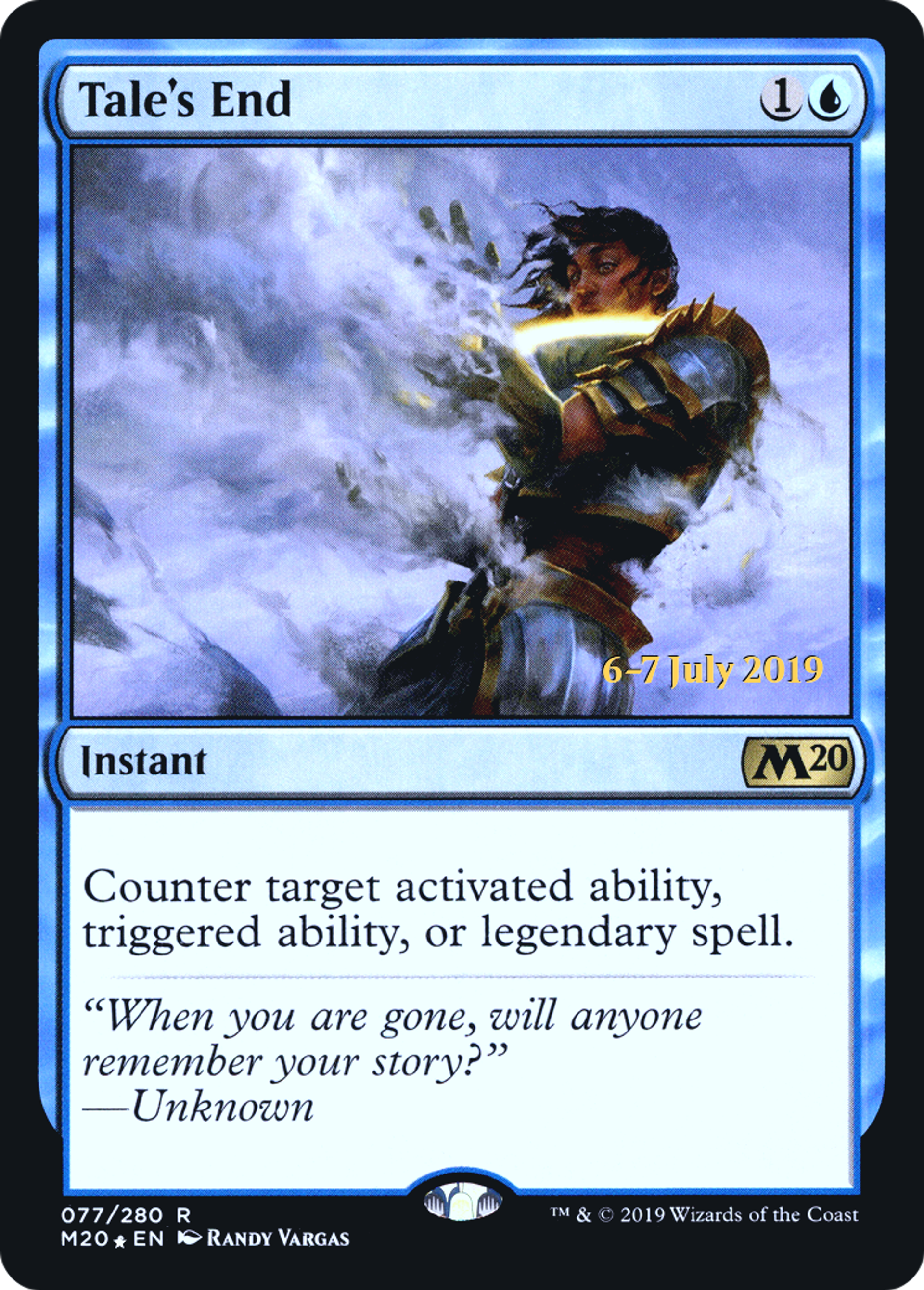 Tale's End — Core Set 2020 Promos — Magic: The Gathering