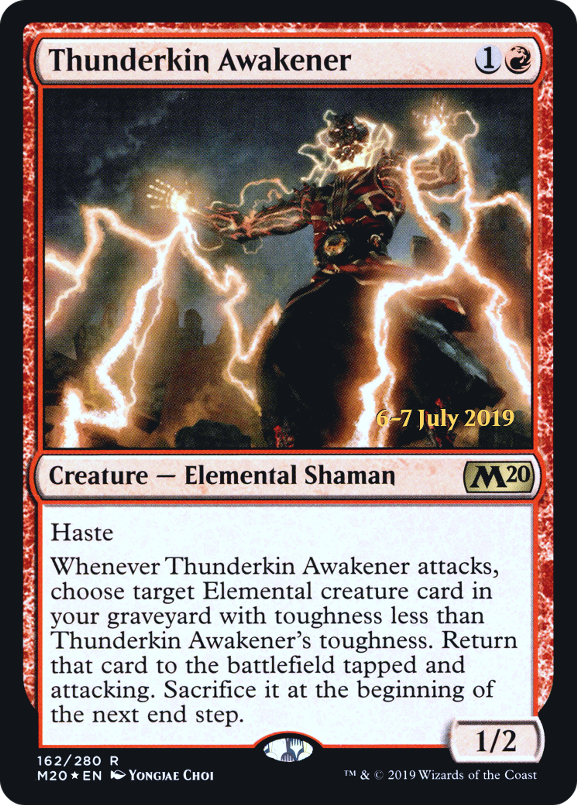 Thunderkin Awakener — Core Set 2020 Promos — Magic: The Gathering