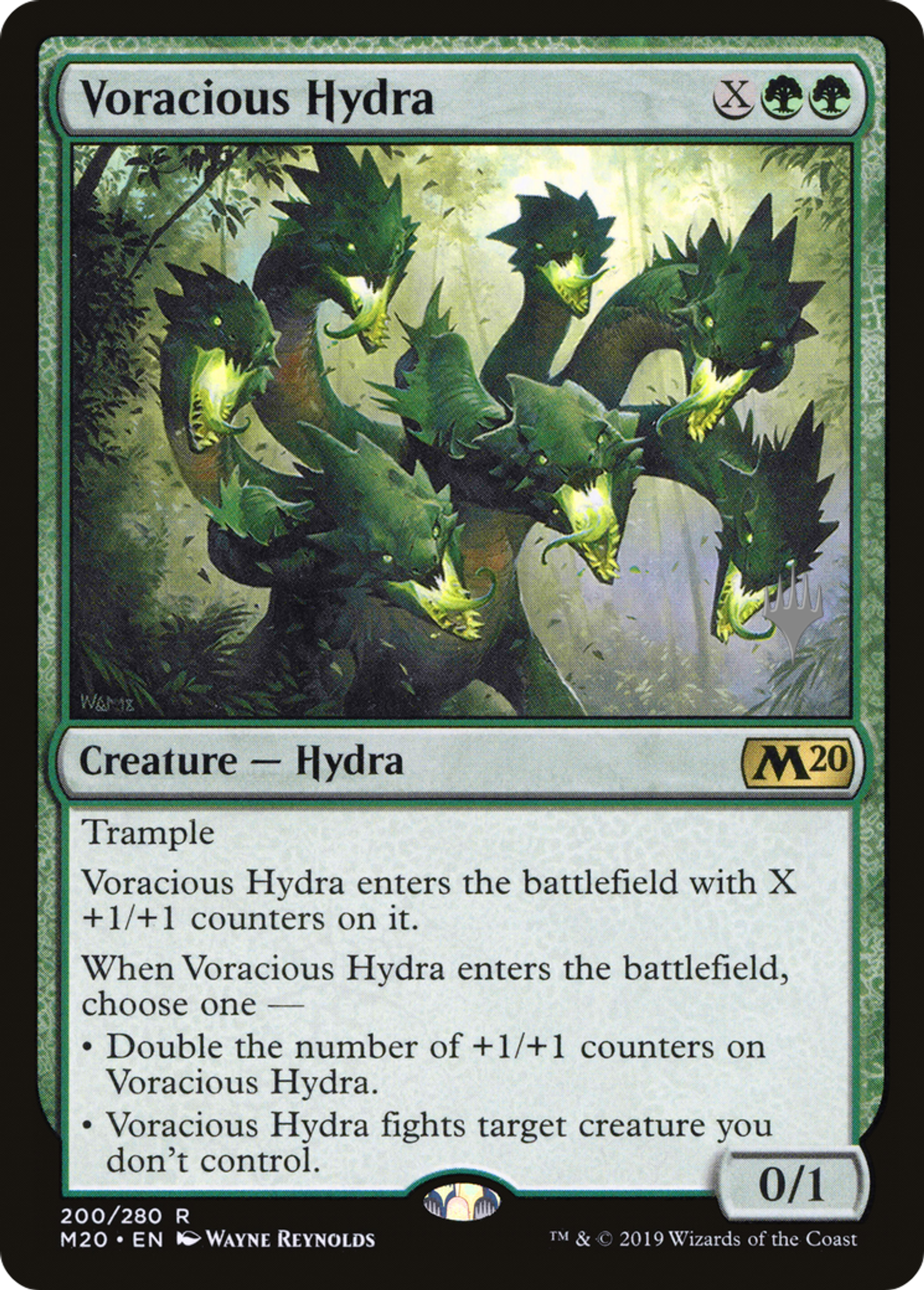 Voracious Hydra — Core Set 2020 Promos — Magic: The Gathering
