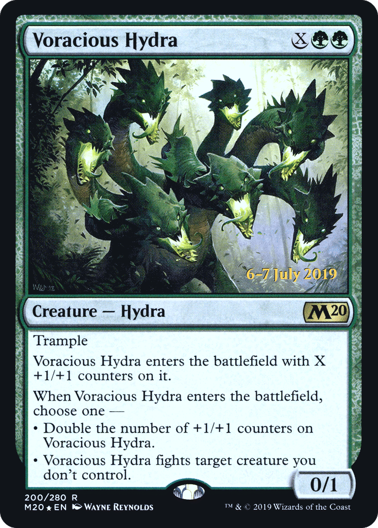 Voracious Hydra — Core Set 2020 Promos — Magic: The Gathering
