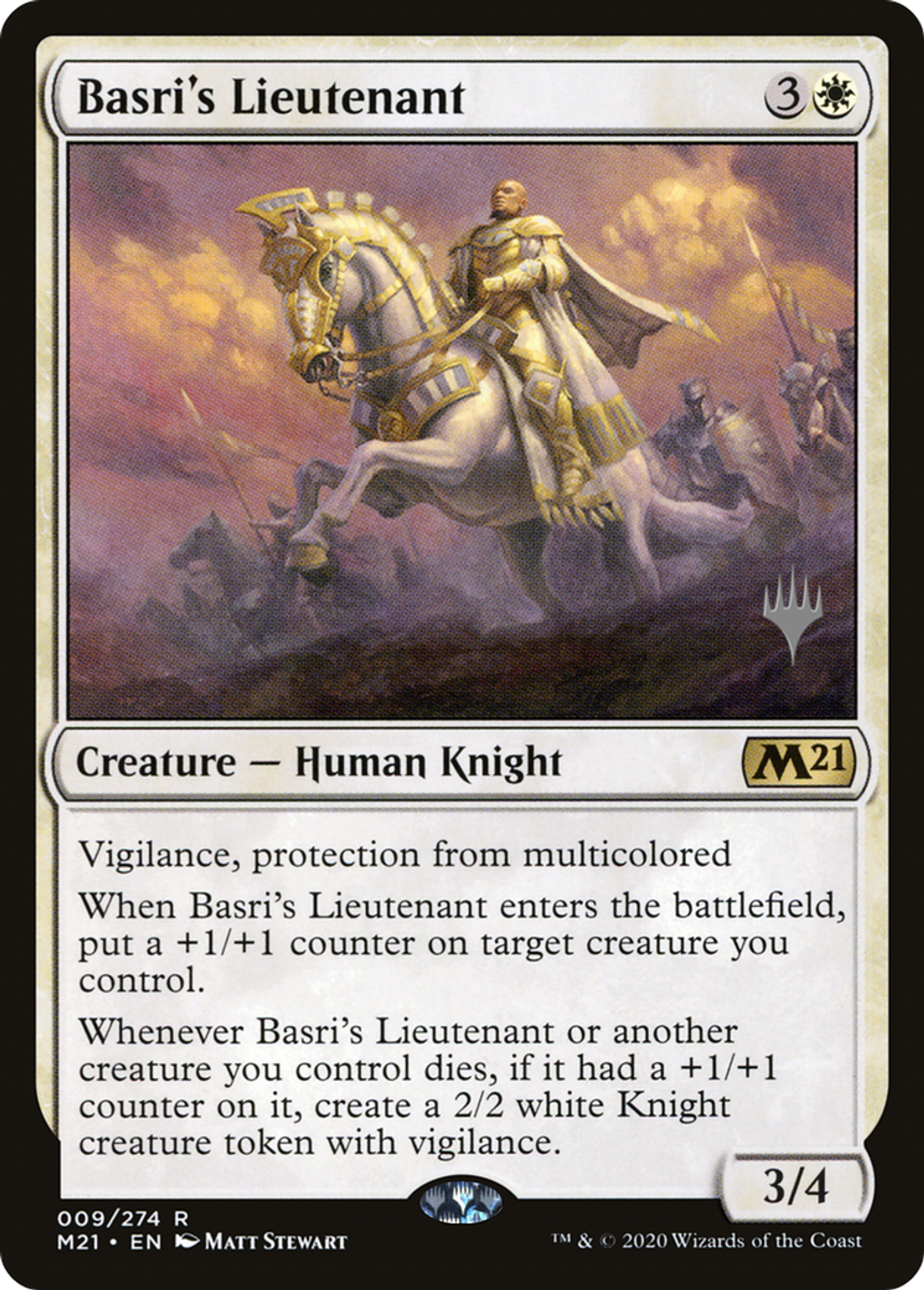 Basri's Lieutenant — Core Set 2021 Promos — Magic: The Gathering