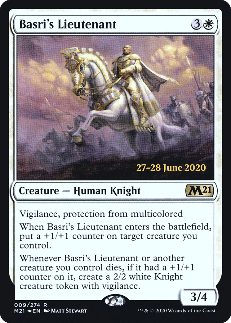 Basri's Lieutenant — Core Set 2021 Promos — Magic: The Gathering