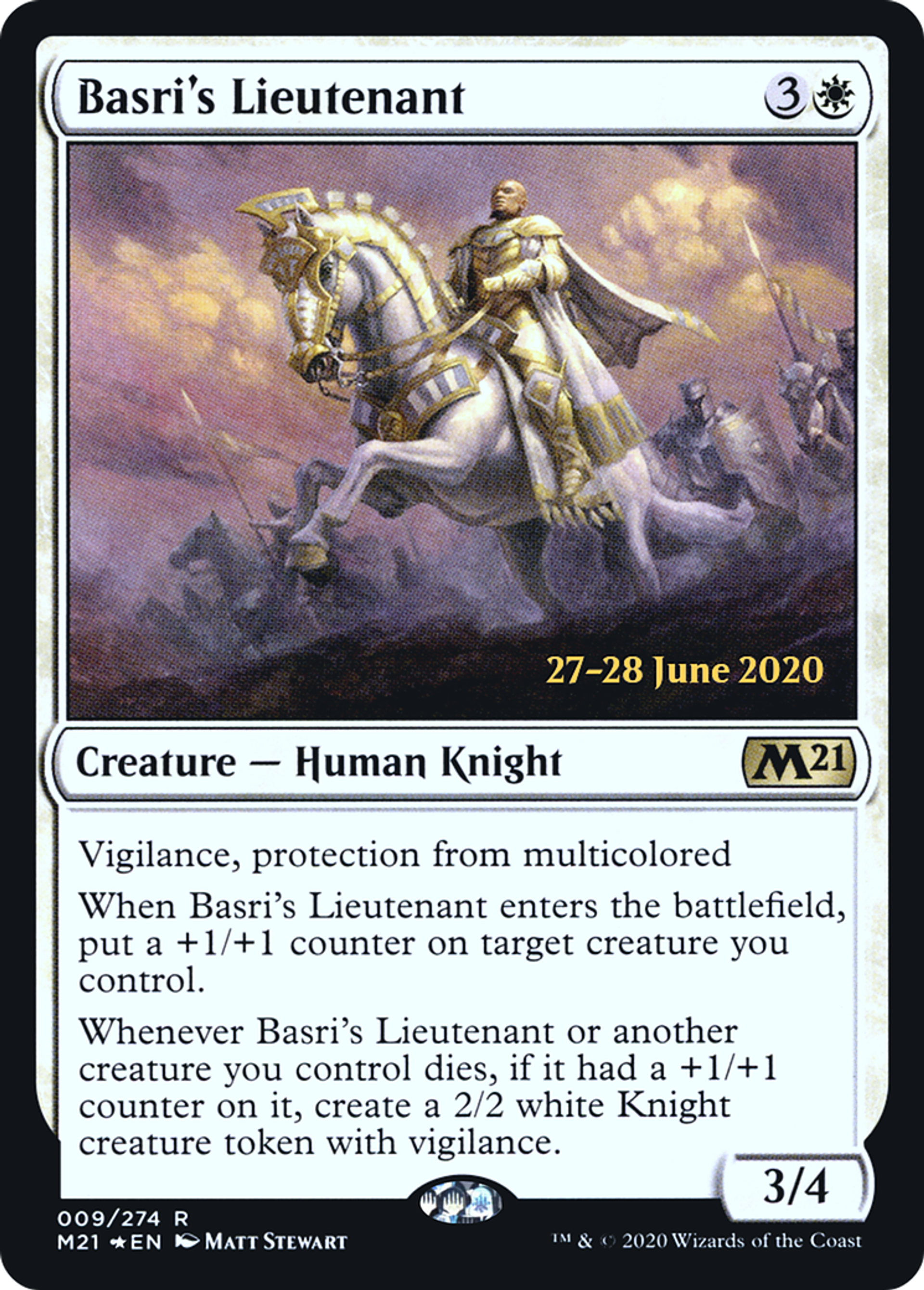 Basri's Lieutenant — Core Set 2021 Promos — Magic: The Gathering