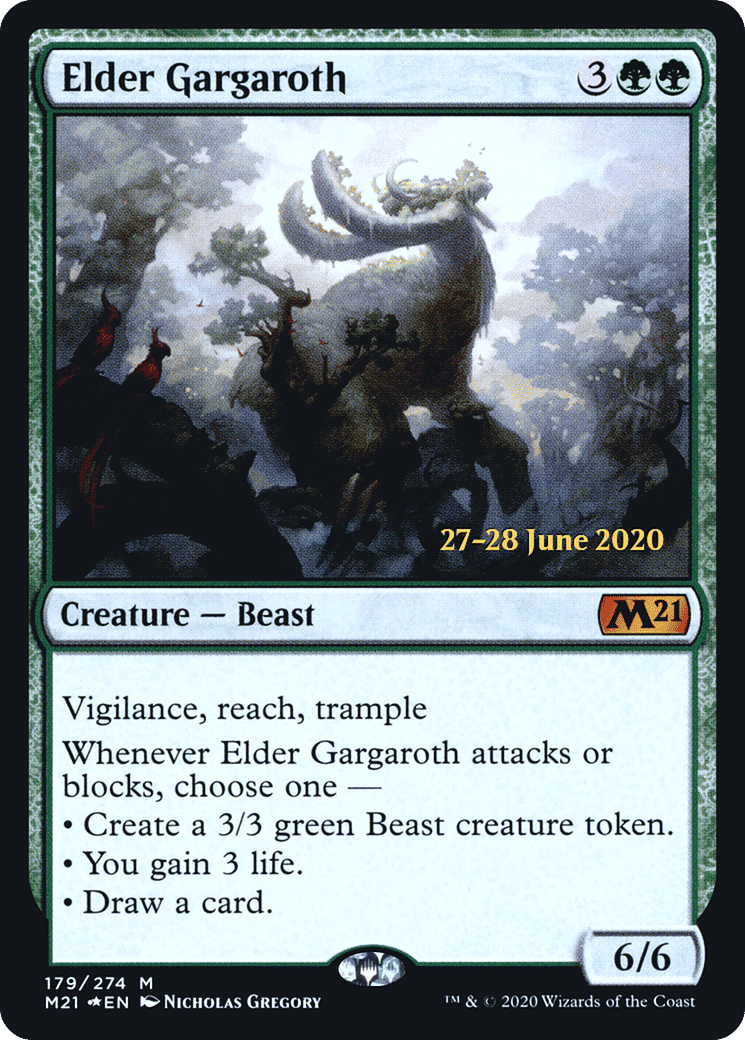Ancêtre gargaroth — Core Set 2021 Promos — Magic: The Gathering