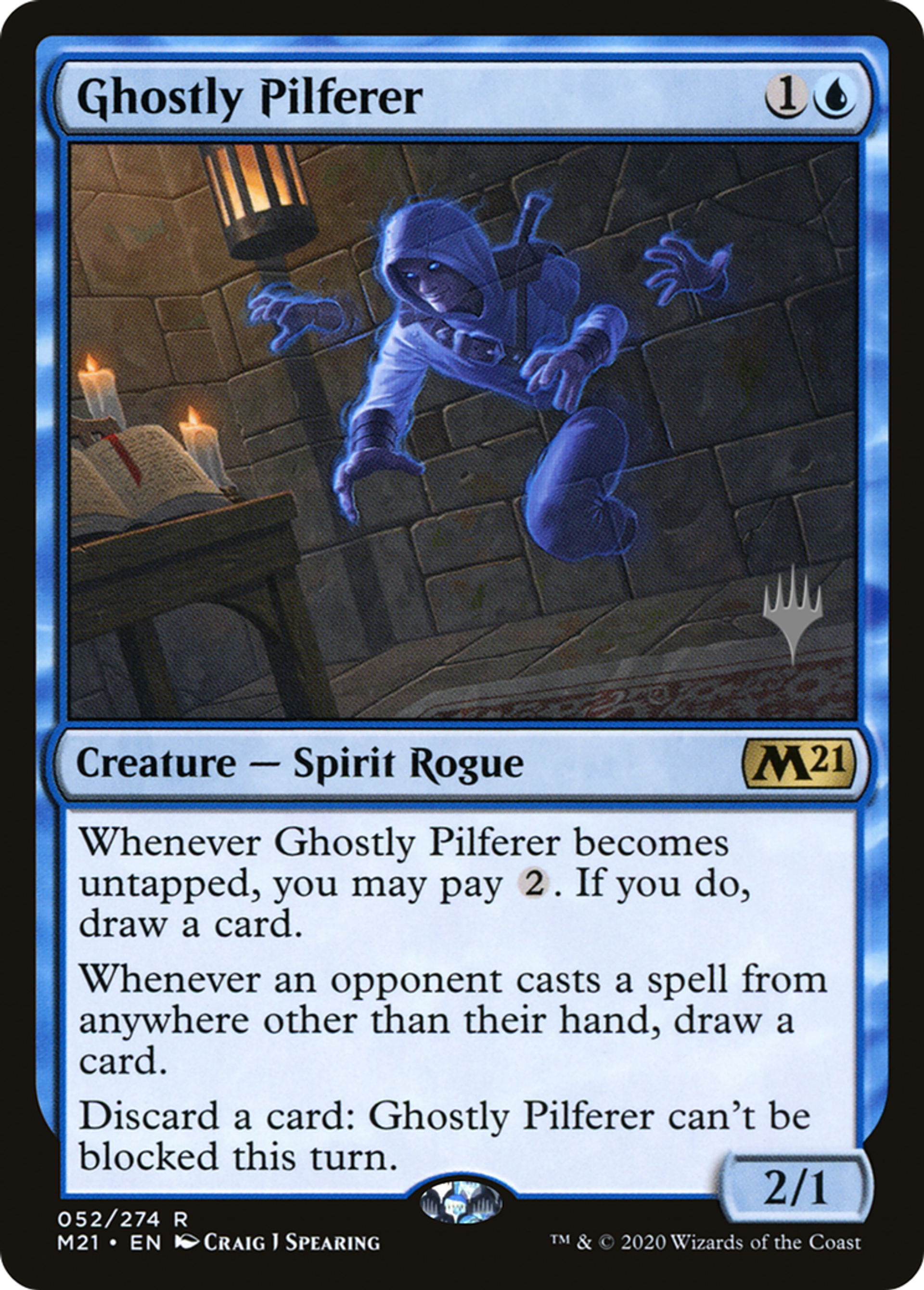 Ghostly Pilferer — Core Set 2021 Promos — Magic: The Gathering