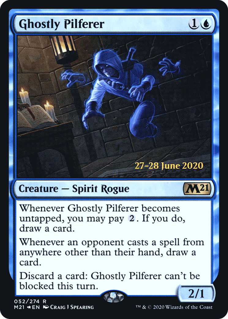 Ghostly Pilferer — Core Set 2021 Promos — Magic: The Gathering