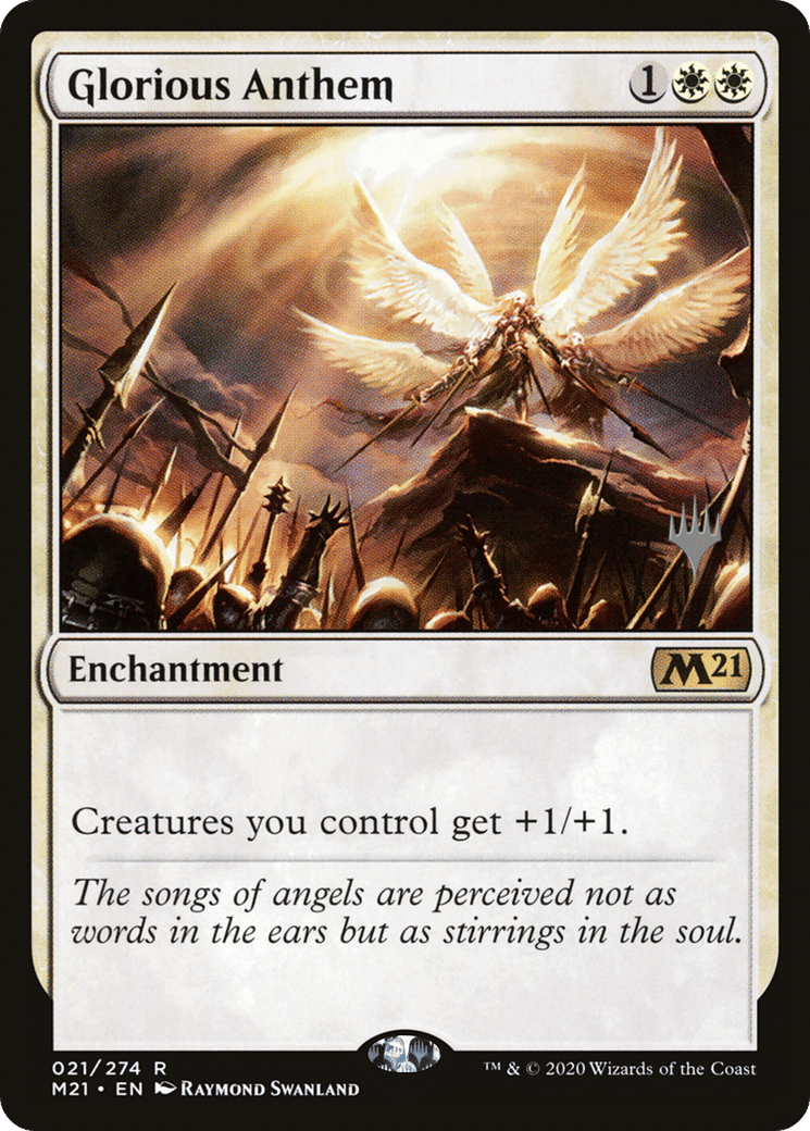 Glorious Anthem — Core Set 2021 Promos — Magic: The Gathering