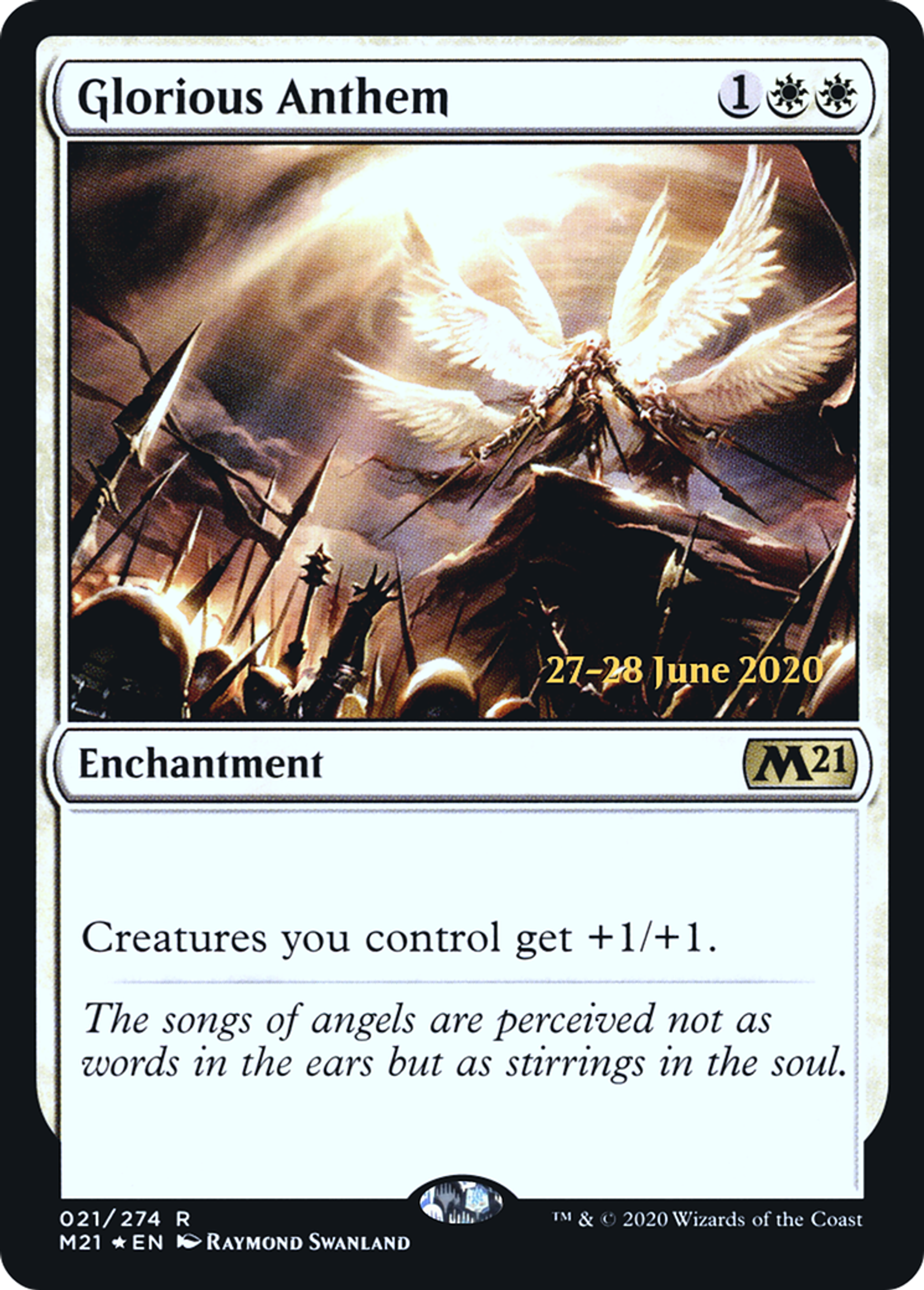 Glorious Anthem — Core Set 2021 Promos — Magic: The Gathering