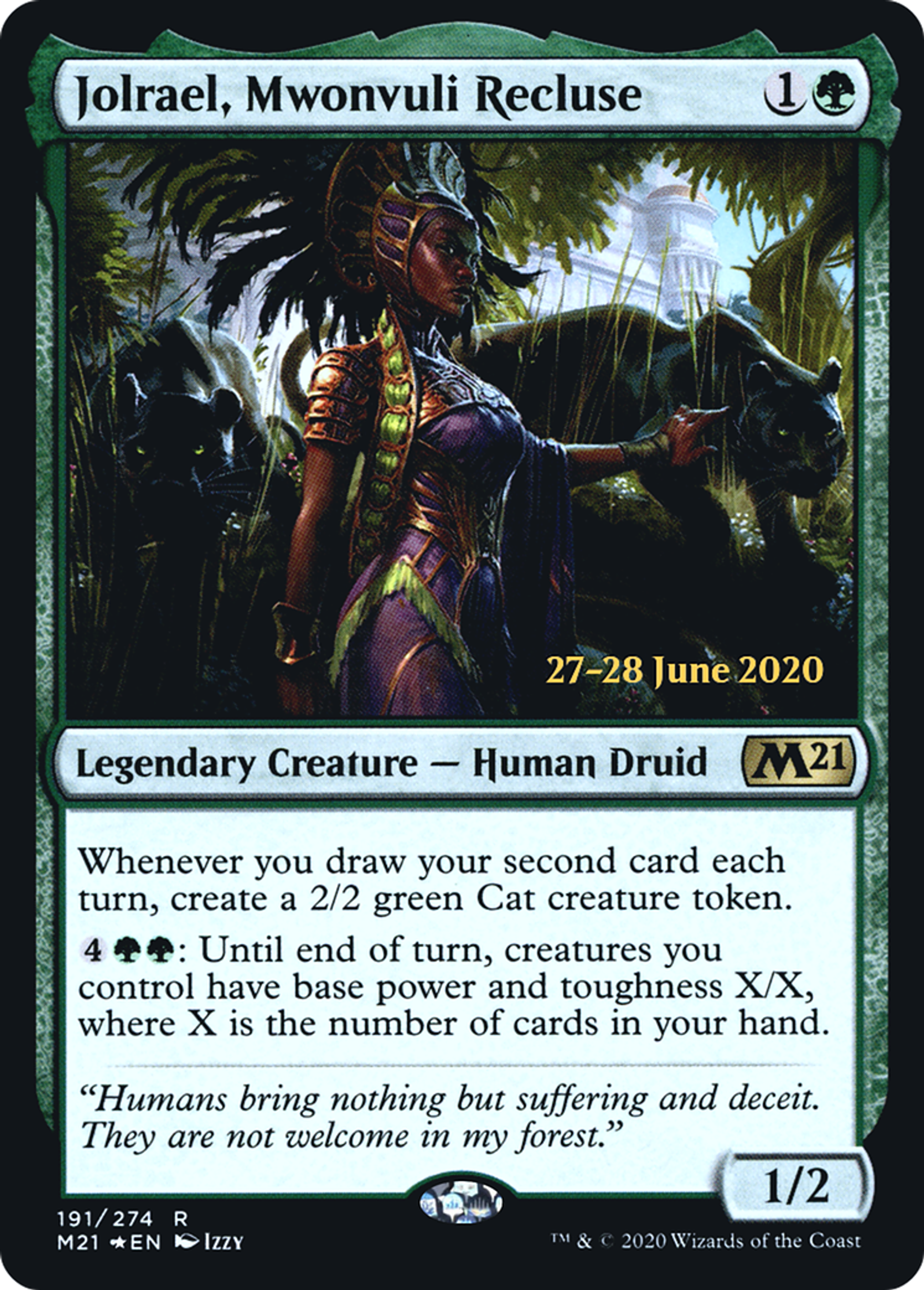 Jolrael, Mwonvuli Recluse — Core Set 2021 Promos — Magic: The Gathering