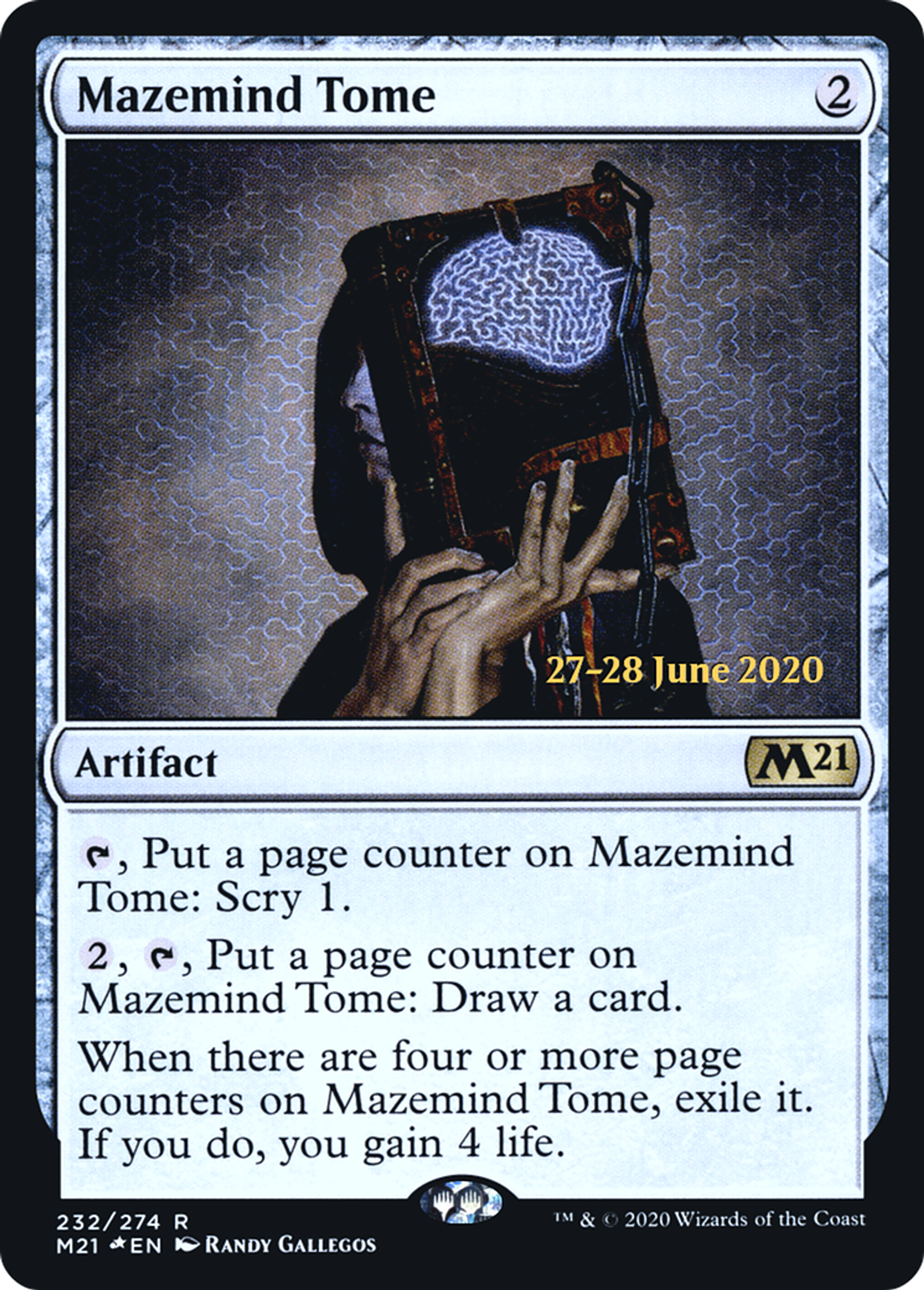 Mazemind Tome — Core Set 2021 Promos — Magic: The Gathering