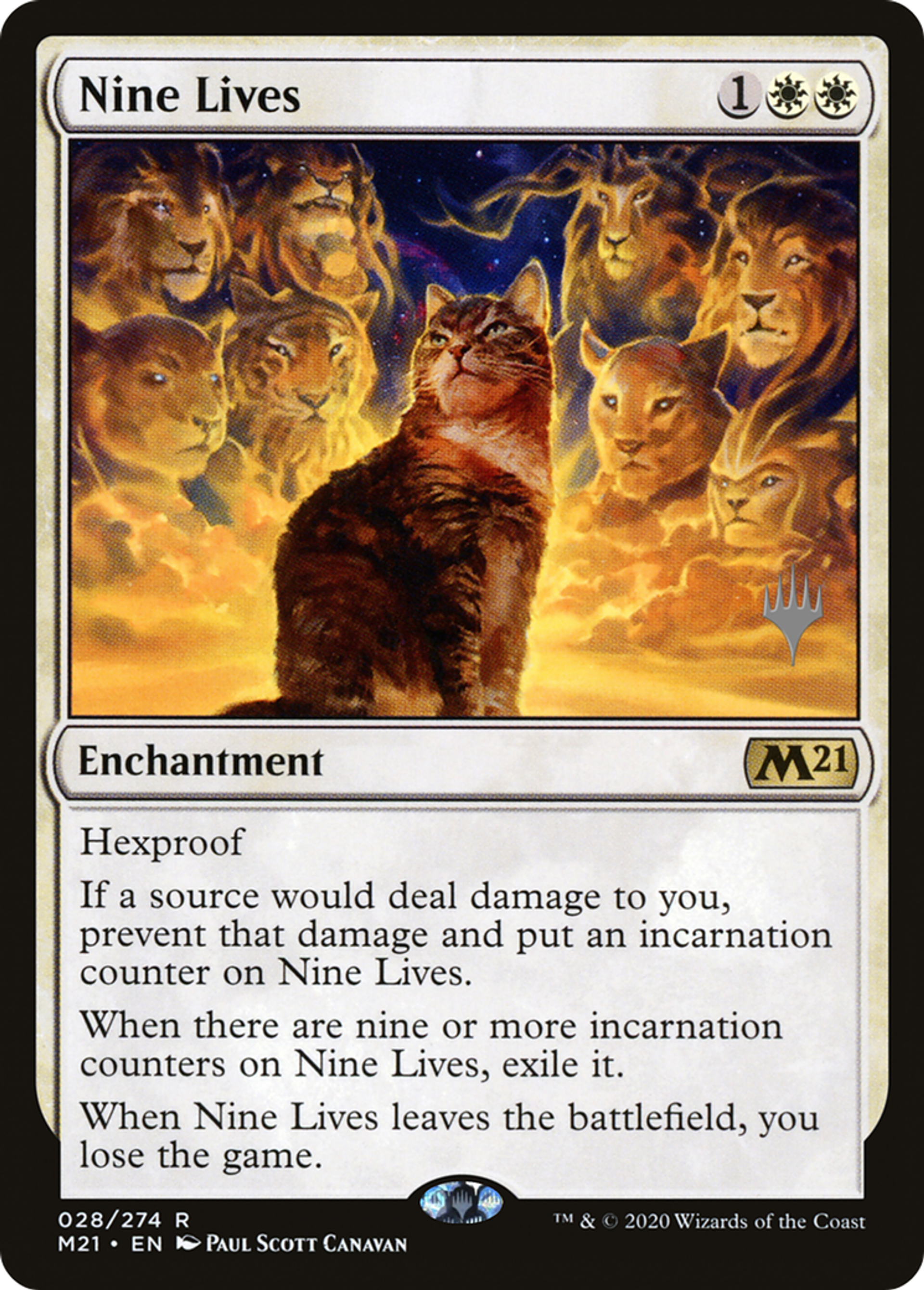 Nine Lives — Core Set 2021 Promos — Magic: The Gathering