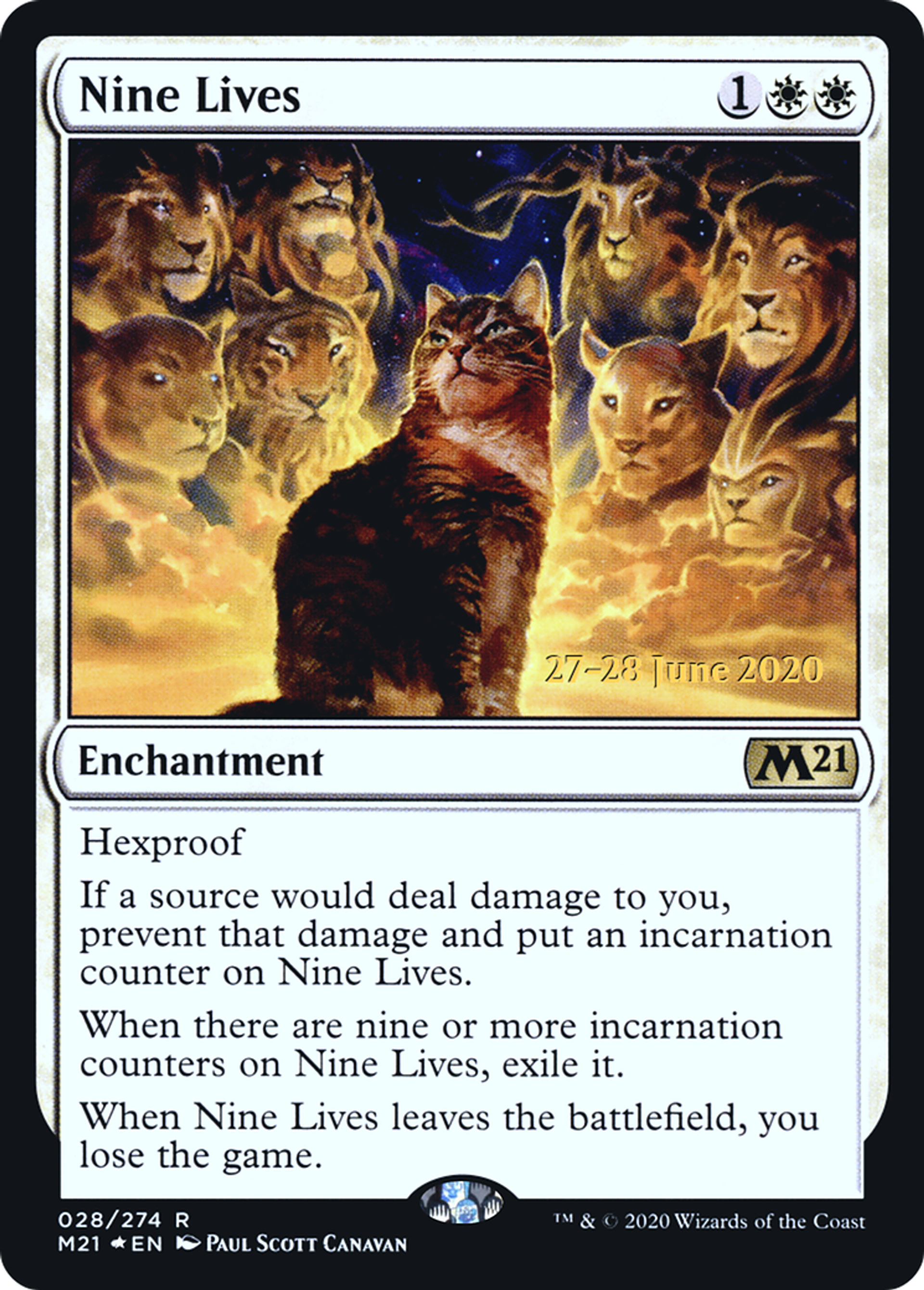 Nine Lives — Core Set 2021 Promos — Magic: The Gathering